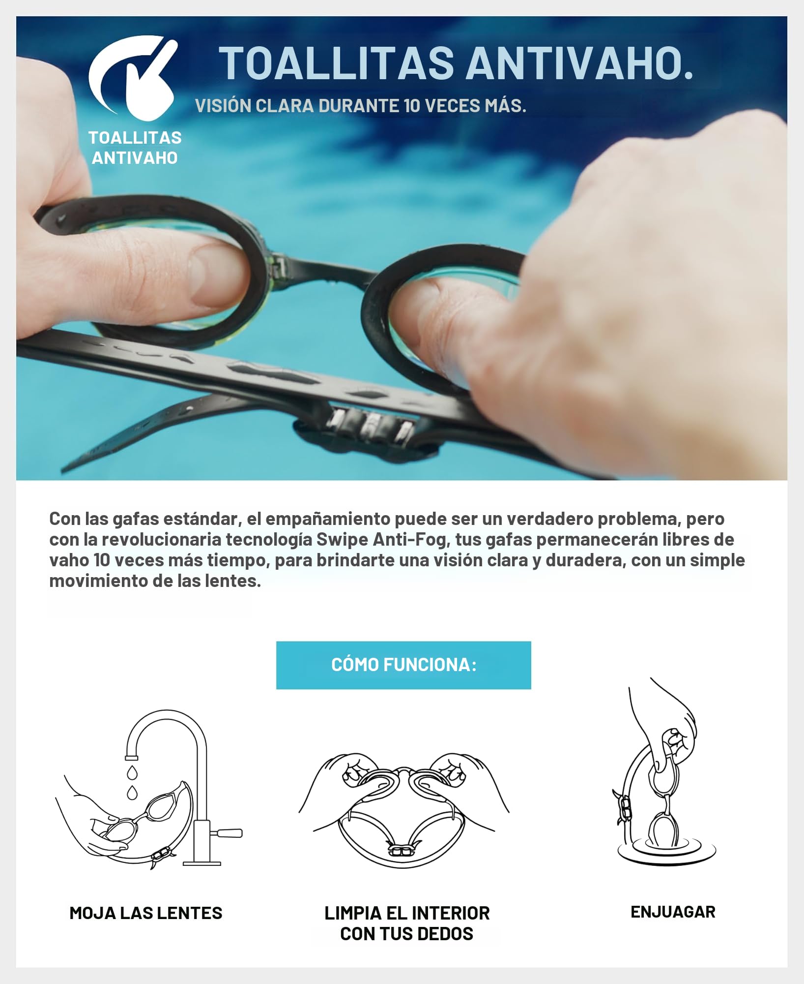 Arena Cobra Core Swipe Gafas de Natación de Competición Unisex Adultos Antivaho Protección UV 5 Puentes Nasales