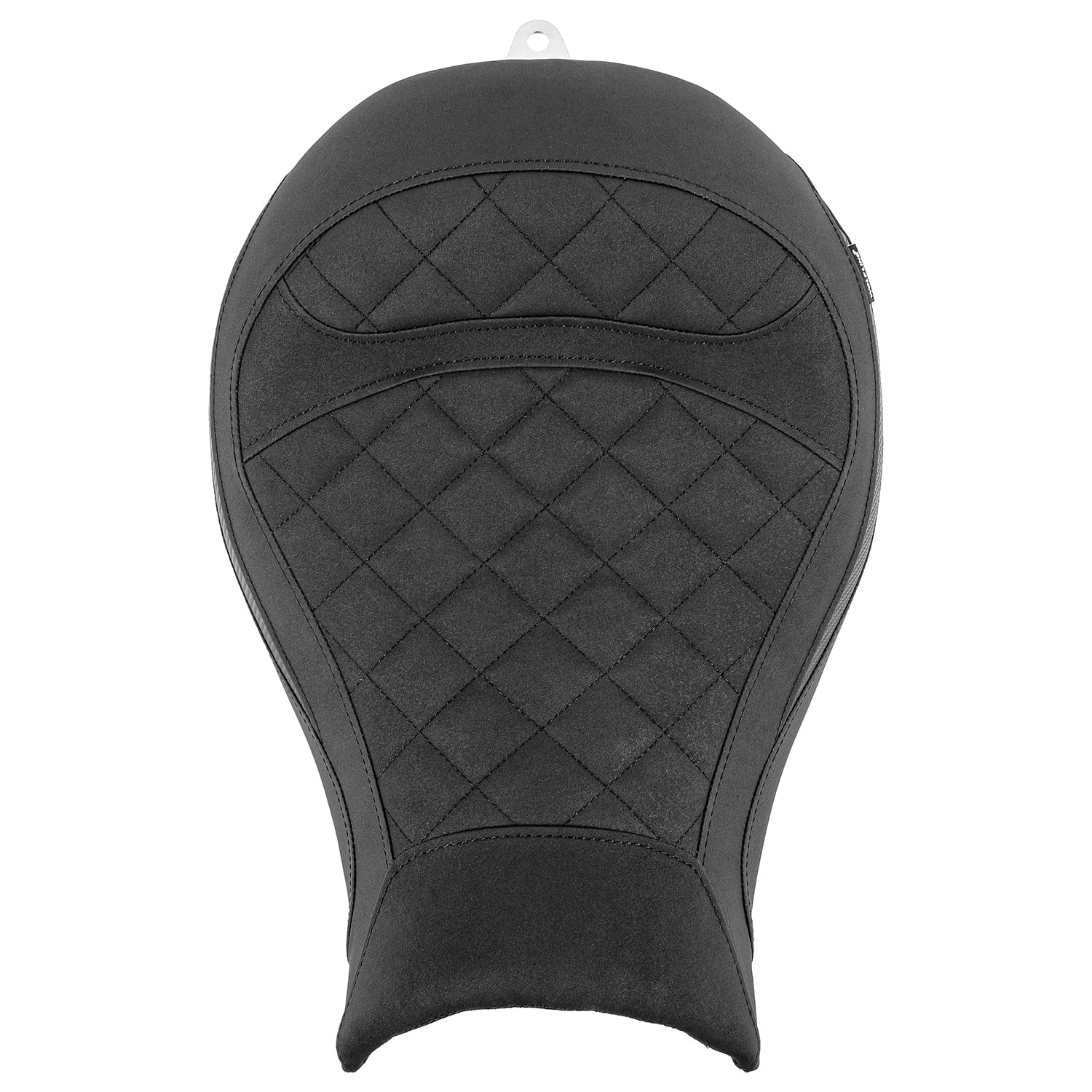 Motorrad-Leder-Sitzkissen für Vordersitz, passend für Vulcan S EN650 VN650 2015-2025 2021 2022 2023 2024 Druckentlastung, weicher Sozius-Sattel, Schwarz
