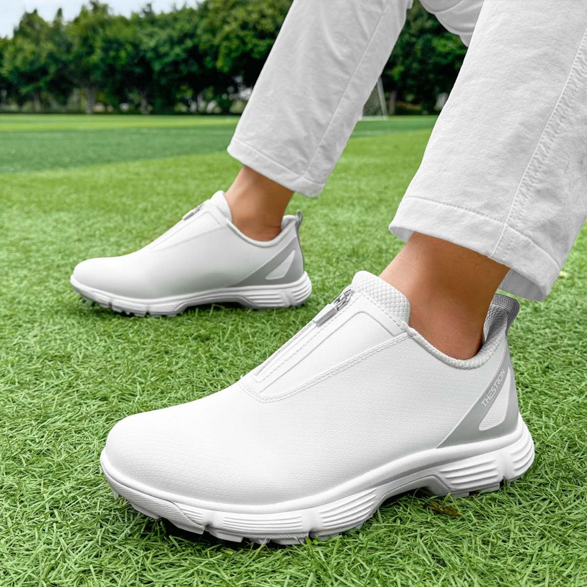 Zapatos De Entrenamiento Golf para Mujer con Clavos
