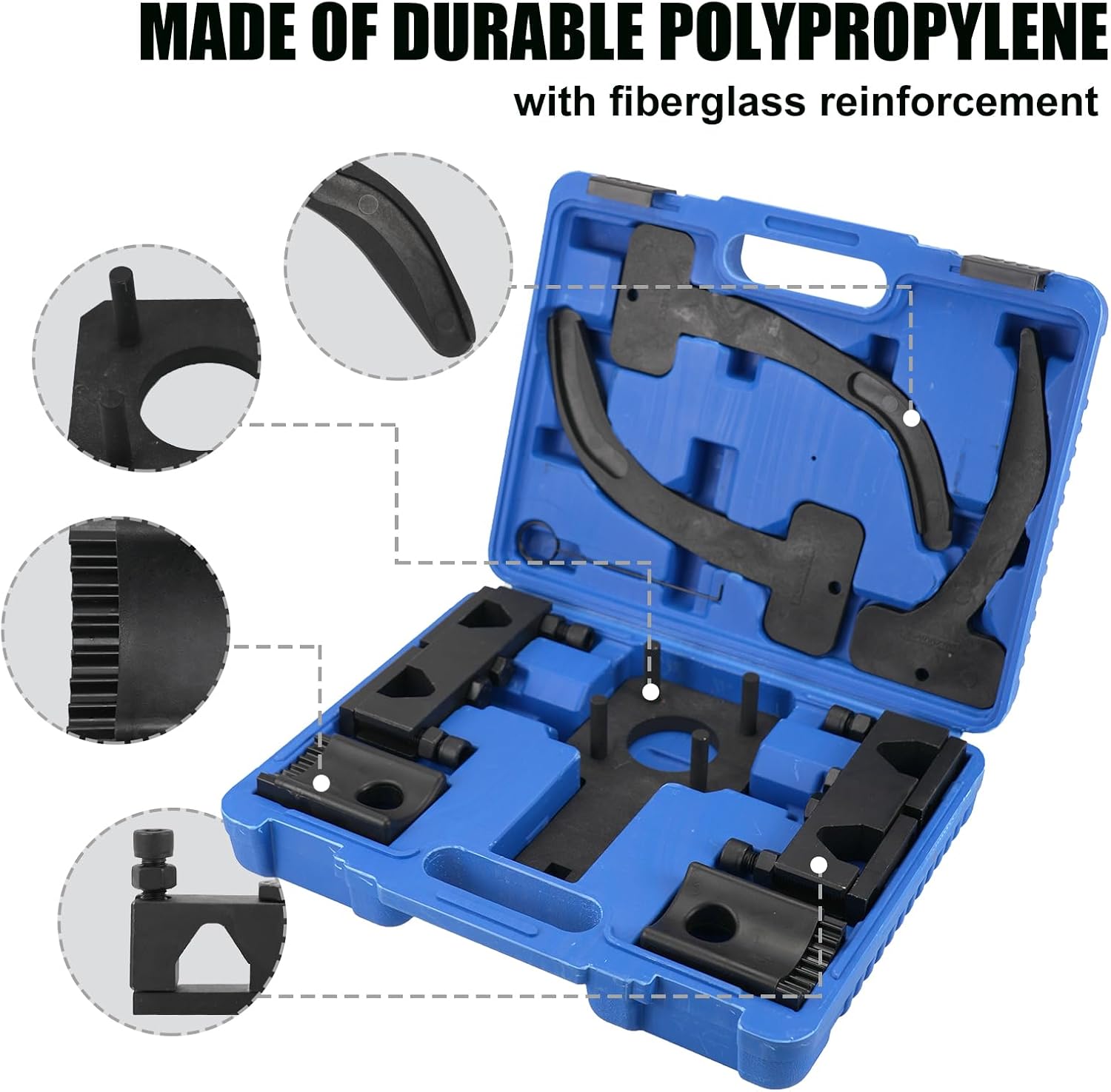 RYANSTAR RACING Camshaft Phaser Timing Chain Tool, Camshaft Holding Tool Crankshaft Pulley Wrench Compatible with Chrysler Jeep VW Dodge 3.6L Pentastar Engine Replace 2025200090 10198A 10202 10200A