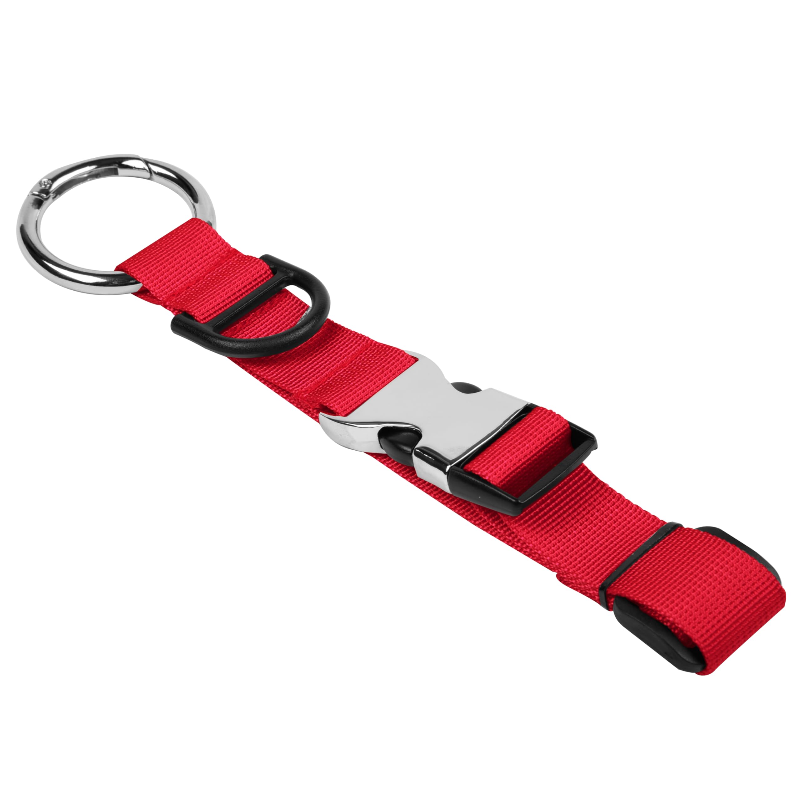 Wisdompro Add a Bag Bagageriemen, duurzaam, verstelbaar, voor koffer, bevestigingsaccessoires voor bevestiging van bagage, zwart, 2 stuks