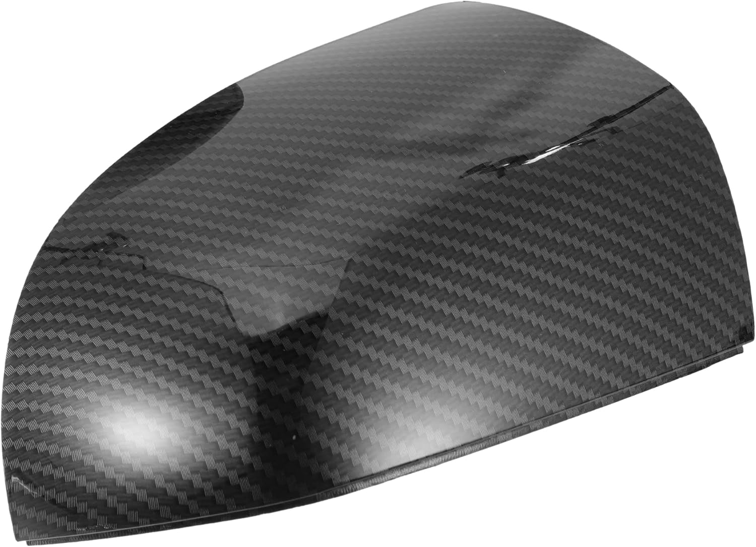 ACROPIX Car Exterior Rear View Mirror Cover Shell Trim Fit for Ford Focus - Pack of 2 Carbon Fibber Pattern Black