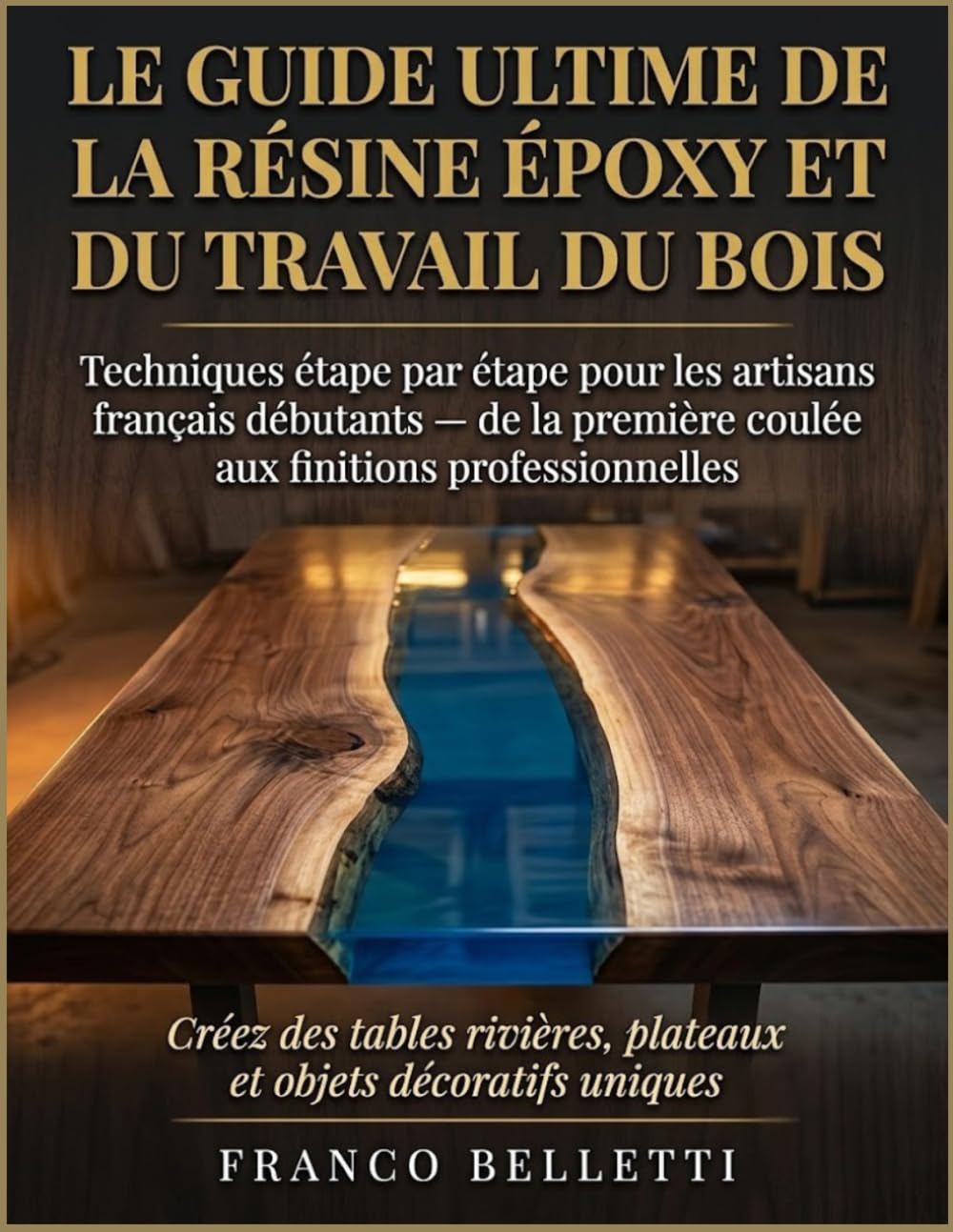 Le Guide Ultime De La Résine Époxy Et Du Travail Du Bois: Techniques étape par étape pour les artisans français débutants de la première coulée aux ... plateaux et des objets décoratifs uniques.