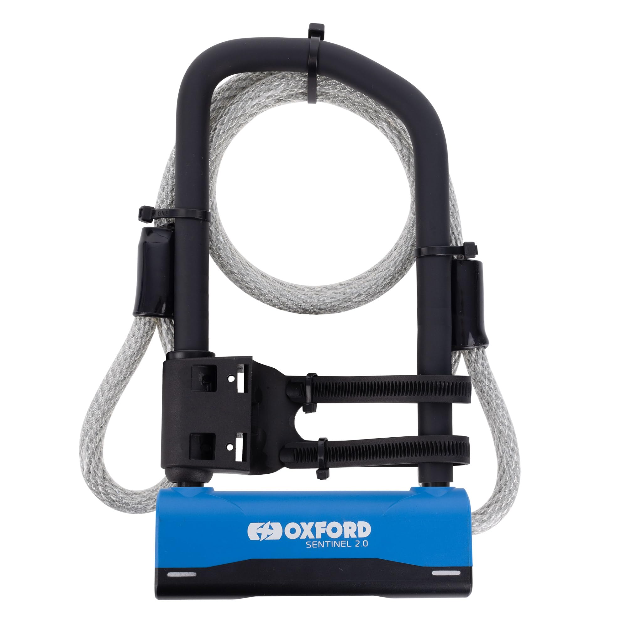 Oxford Black/Blue Sentinel 2.0 Duo U-Lock 320Mm Lk426 | High Security Cycle Lock Sold Secure Pedal-Cycle Gold