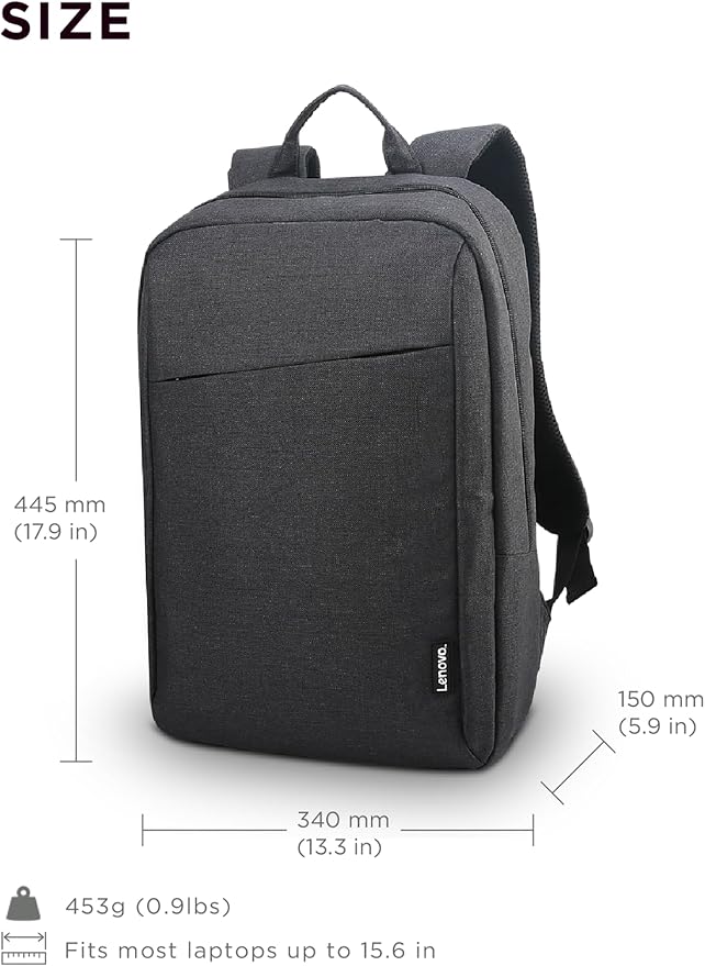 Mochila Lenovo B210 para Laptop 15.6 pulgadas, Negra miniatura 6