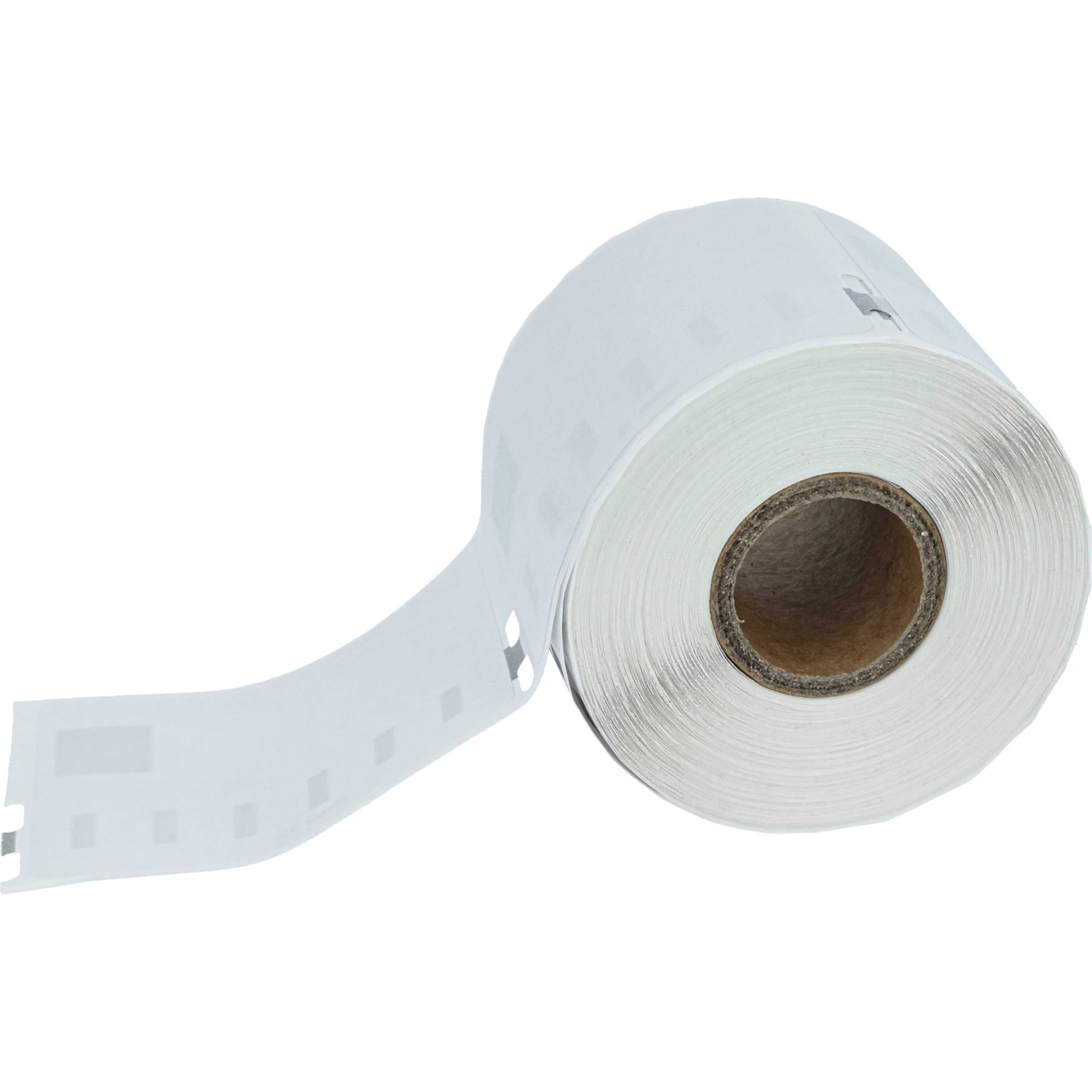 vhbw 50x rotolo etichette 54mm x 70mm (320 etichette) compatibile con Dymo LabelWriter 400 Turbo, EL40, EL60 Turbo etichettatrice bianco