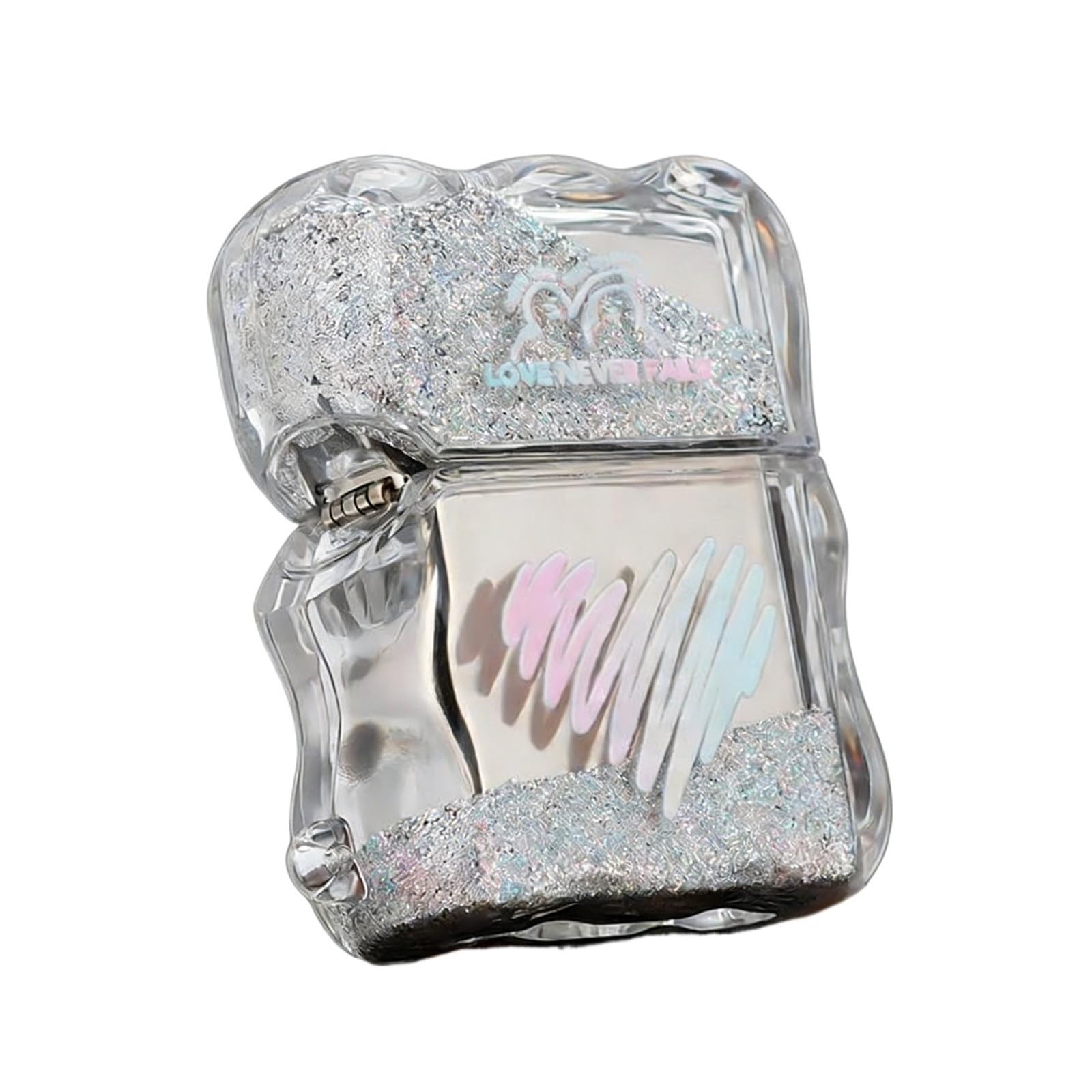 Quicksand Briquet classique coupe-vent à flamme douce au kérosène - Cadeau idéal pour homme - Cadeau d'anniversaire - Rechargeable - Portable - Utilisation en extérieur