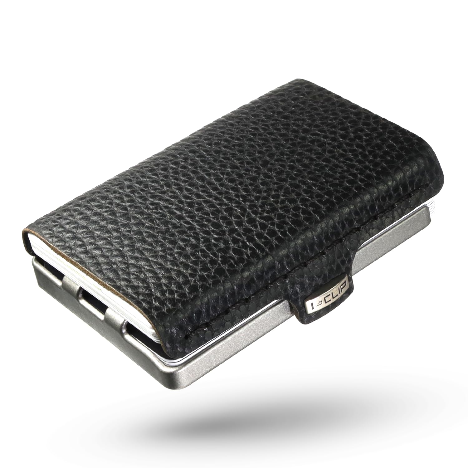 I-CLIP MAX Original Pure Schwarz - Geldbeutel - Slim Wallet mit Platz für 16 Karten - Geldscheinklammer für bis zu 30 Geldscheine - leichtes und Flexibles Portemonnaie