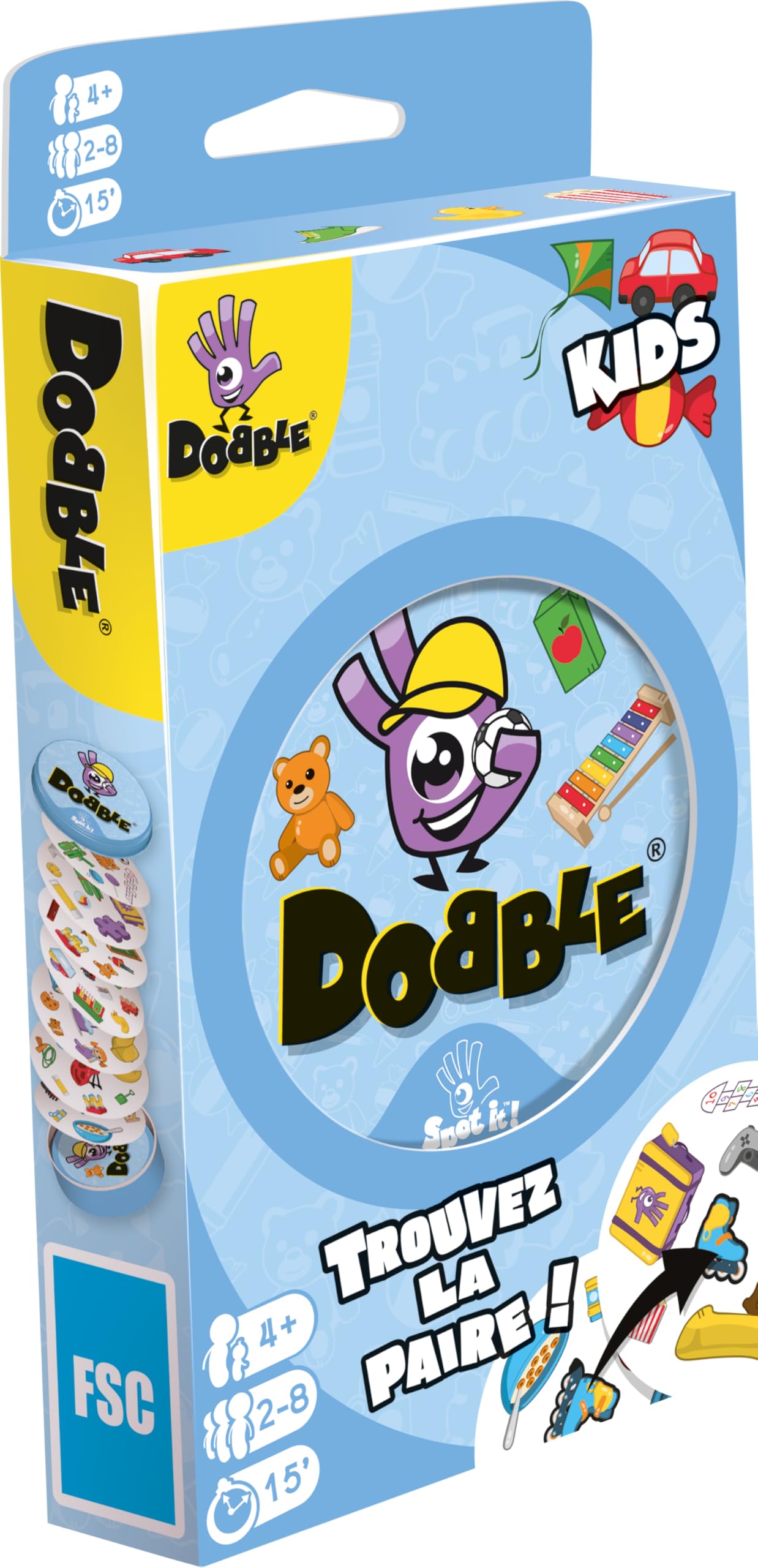 Jeu - Dobble 1, 2, 3 à prix bas