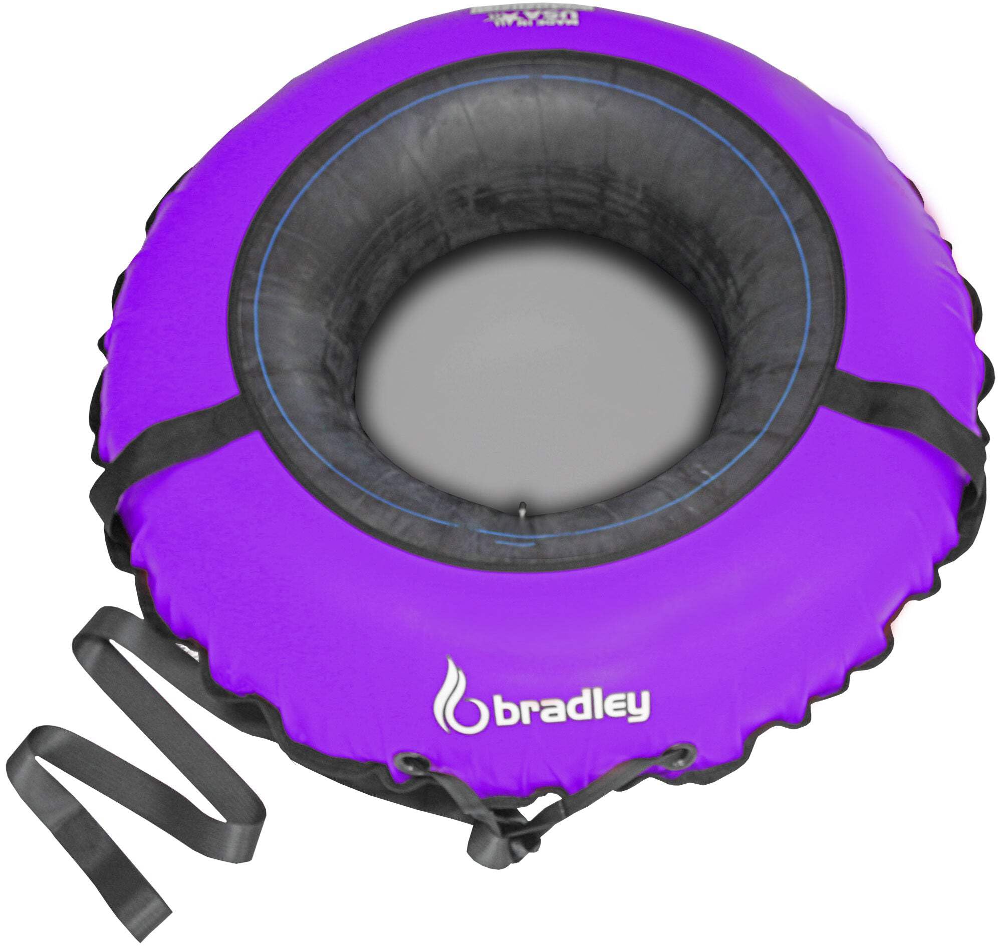 Bradley Heavy-Duty 50" Snow Tube with Reinforced Cover | Rubber Truck Tire Tube Sled for Extreme Sledding, Winter Fun, and Durable Performance in Any