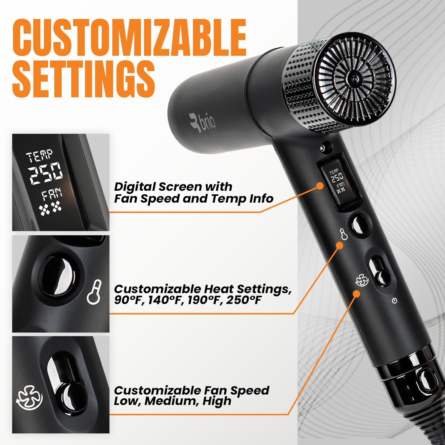 BRUNO Compact Hair Dryer Bruno Compact Hair Dryer |