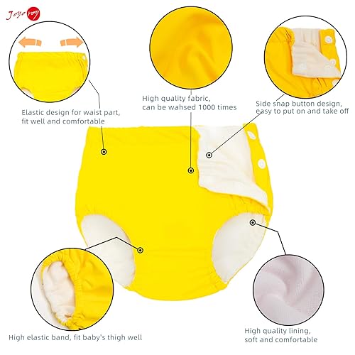 Miniatura 3 de Joyo roy Pañales de natación reutilizables grandes, pañales reutilizables para bebés, pañales de natación reutilizables, pañales de agua, pañales de