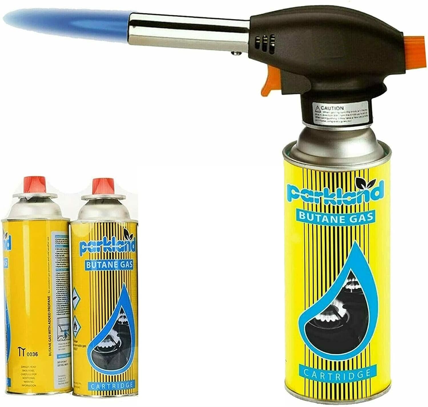 Yorkshire Homeware Blow Torch Butane Gas Canister Flamethrower Weed