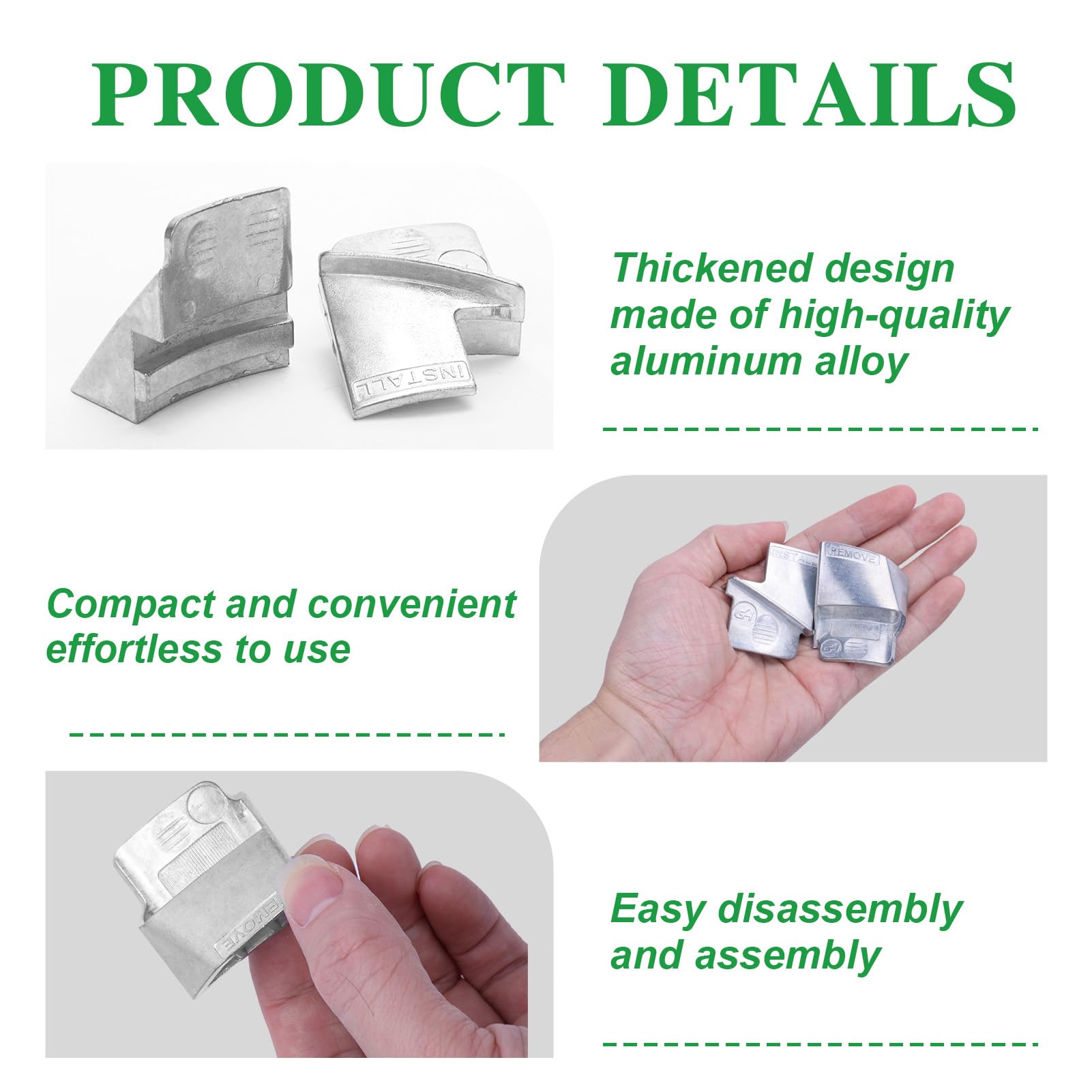2 Pezzi Strumenti in Metallo per Rimozione e Installazione di Cinghie Elastiche Auto, Strumento di Montaggio e Smontaggio Cinghie Elastiche, Dispositivo di Collegamento per Cintura Elastica