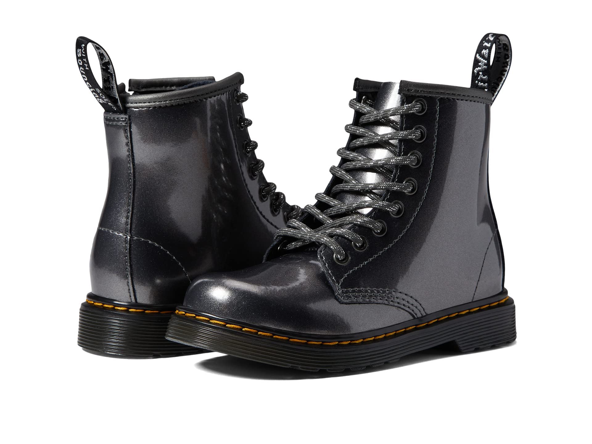 Dr. Martens 1460 (Little Kid/Big Kid) Gunmetal Spark 3 UK (US 4 Big Kid) M