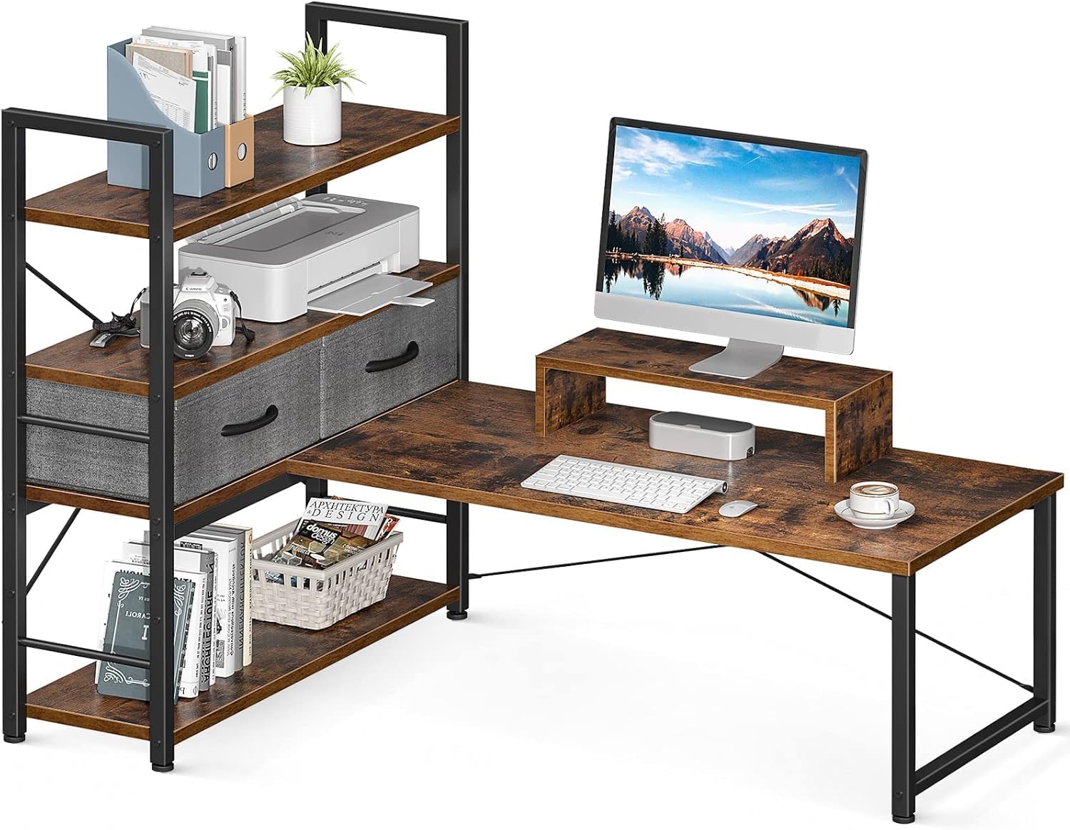 Amazon | ローデスク パソコンデスク ロータイプ 幅120cm