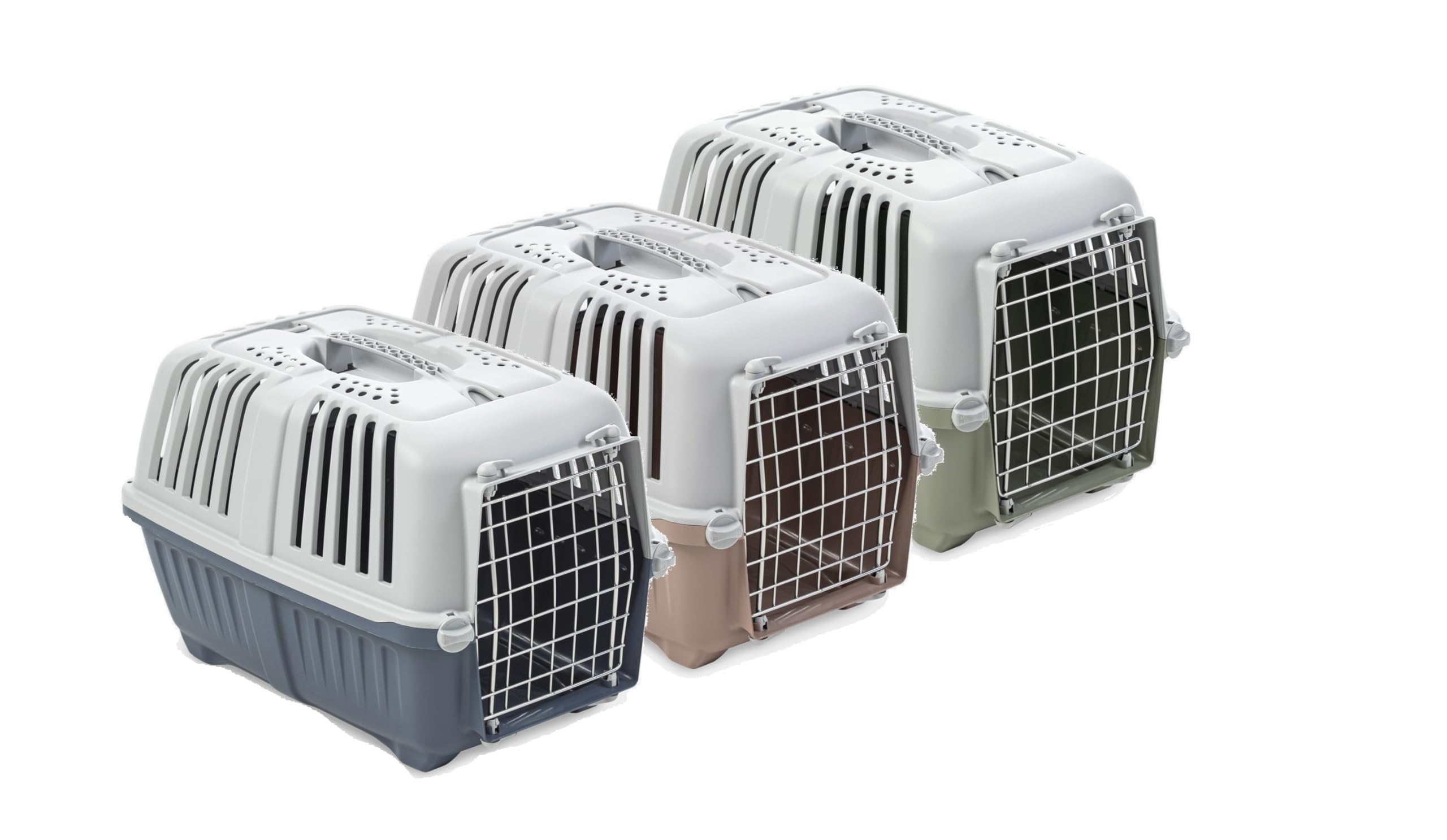 Trasportino Per Cani E Gatti Pratiko Metal - Misura 2 (55x36x36cm) | Porta In Metallo, Design Stabile E Resistente - Foto 10