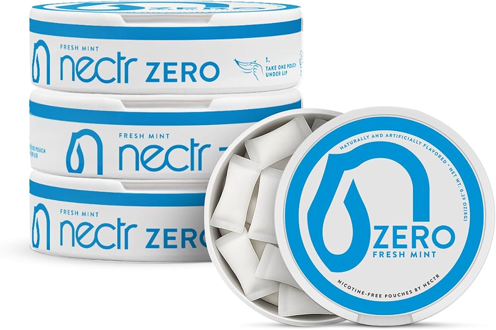 Amazon.com: Nectr Energy Zero Pouches - No Caffeine, No Sugar