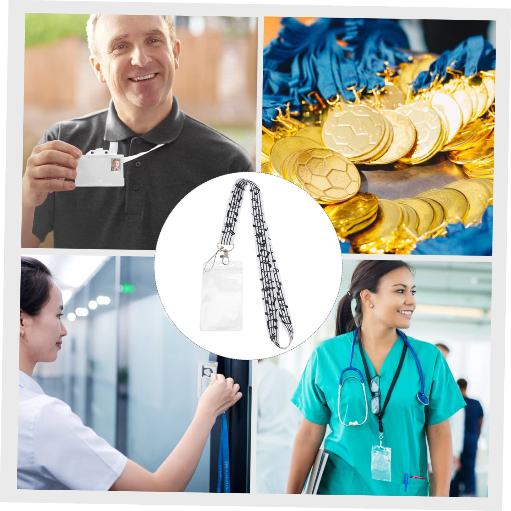 STOBOK 16stücke Musiknoten Handy Lanyards Leichte Multifunktionale Für Handy Id-karten Und Schlüssel Strapazierfähige Tragbare Aufhänger Für Und Mädchen