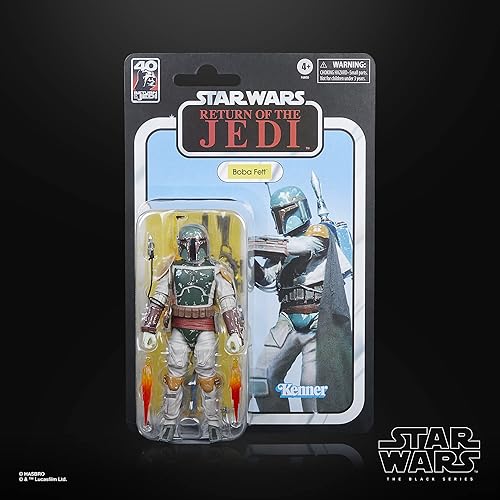 Miniatura 6 de Star Wars Hasbro The Black Series, Boba Fett, 15 cm Figure, Return of the Jedi, 40th Birthday, Multi-Colour