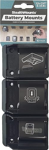 Miniatura 2 de StealthMounts Makita - Soportes de batería de 12 V  Soportes de batería inalámbricos para herramientas eléctricas Makita de 12 V  Paquete de 6
