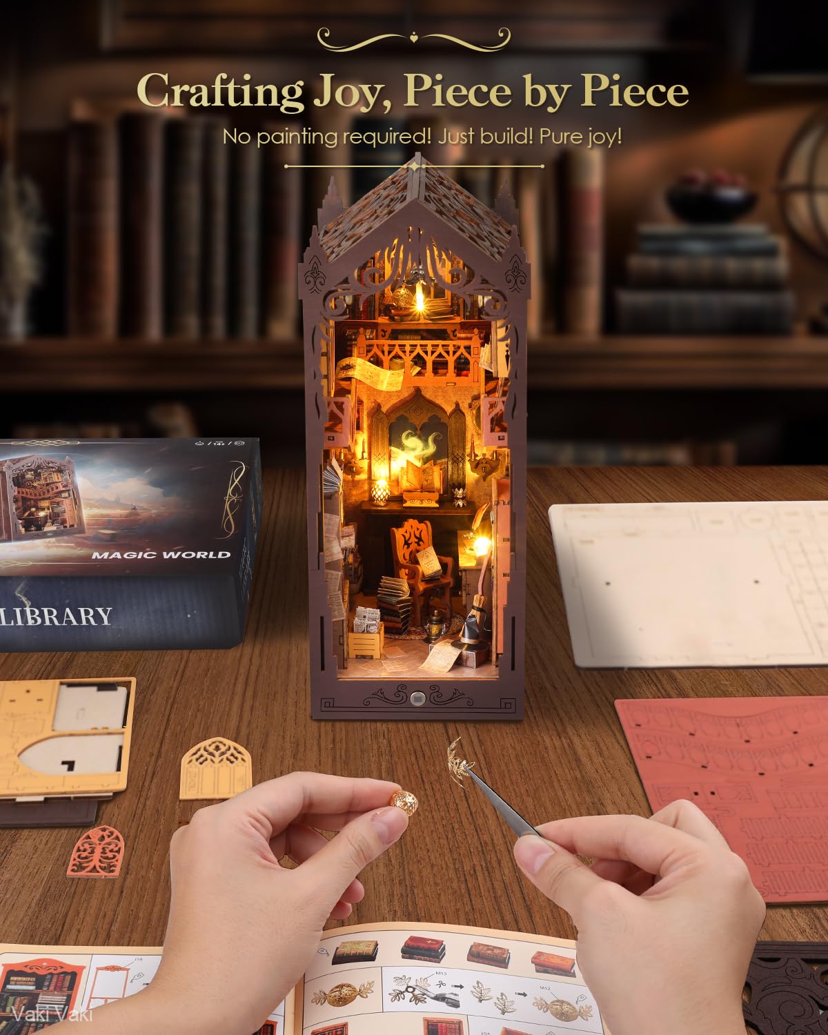 【希少 未開封】 Design Interior CollectionVOL.5 Amazon.com: Vaki Vaki [2026 New] Magic Bookstore Book Nook Kit