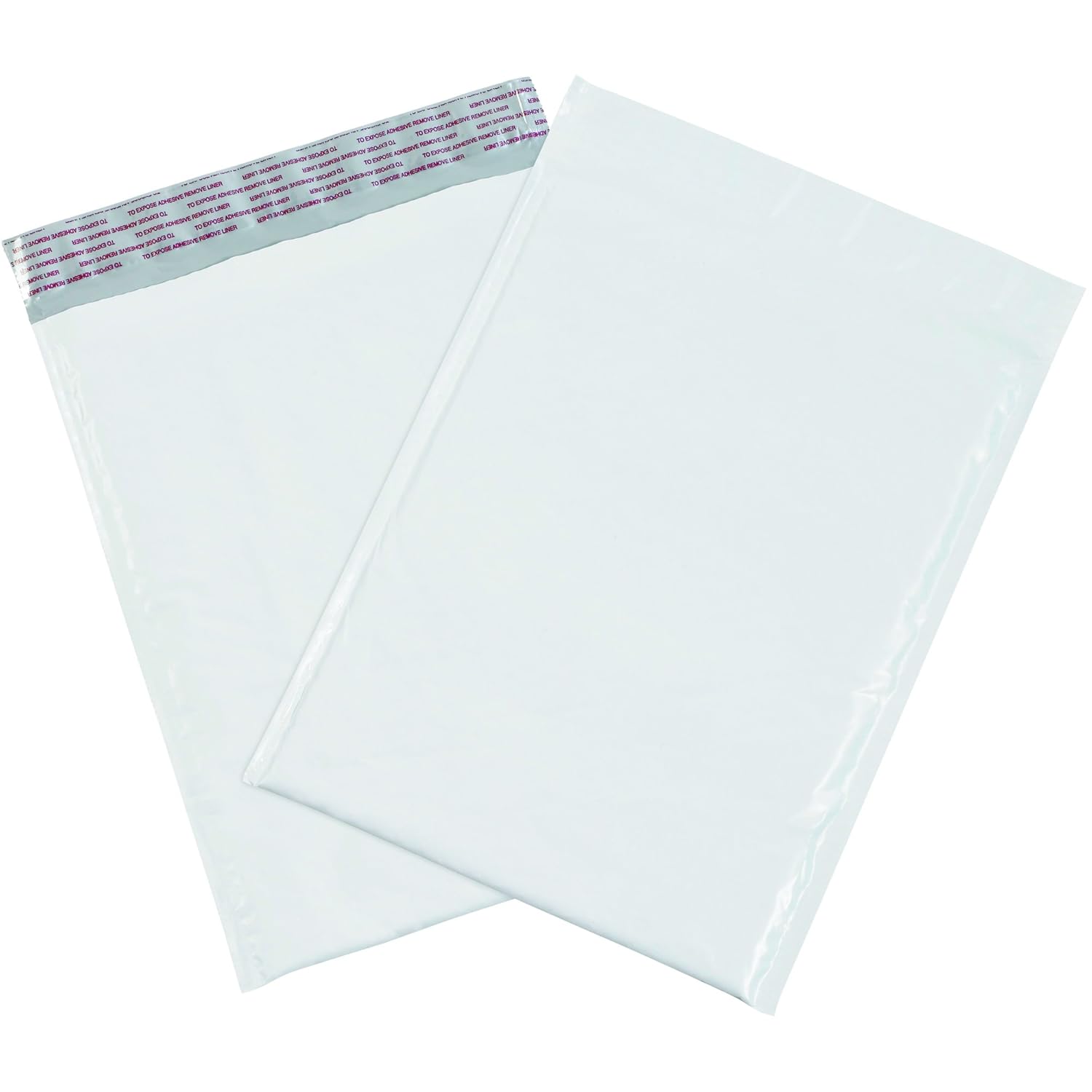 BOX USA BB833 Bubble Lined Poly Mailers, 8 1/2" x 12", White (Pack of 100)