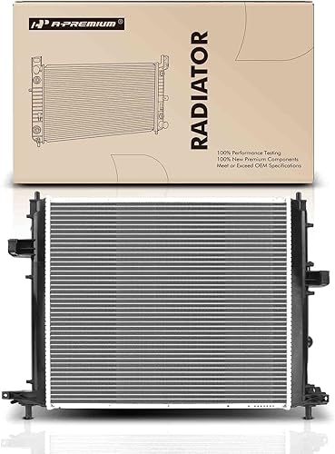 Miniatura 8 de A-Premium Conjunto de radiador de refrigerante del motor con enfriador de aceite de transmisión compatible con Cadillac ATS 2013-2016 L4 2.5L,