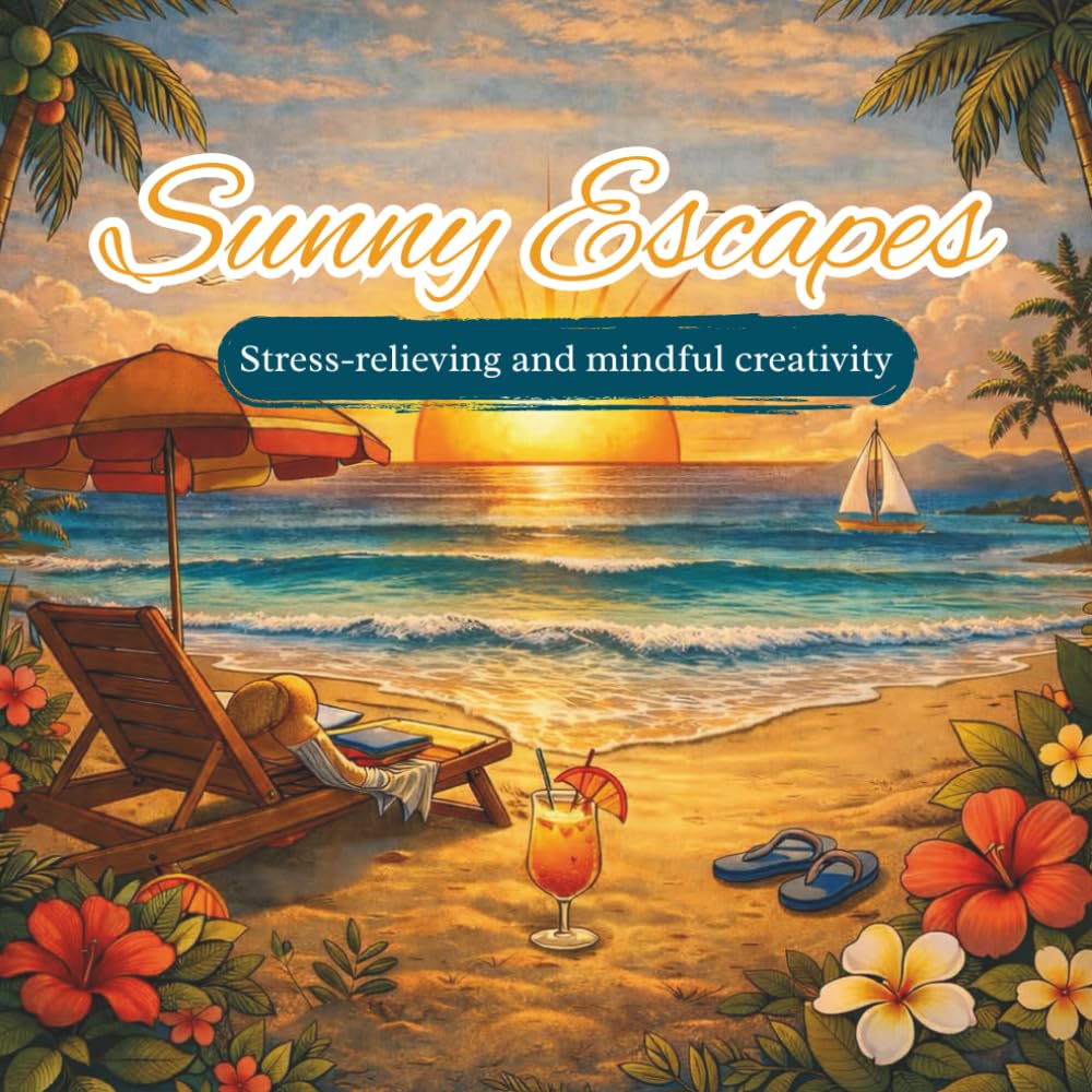 Sunny Escapes: Stress-relieving and mindful creativity