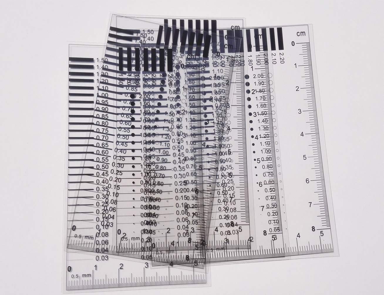 SEC Size Estimation Chart Scratch Measure Defect Compare Stain Test Film Dot Gauge Spot Meter (2220s)