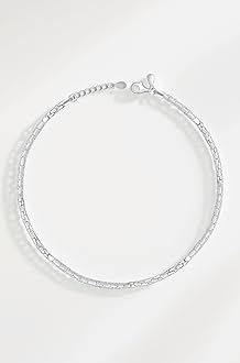 - GIVA 925 Silver Anklet for Women, Single | Gifts for Women & Girls