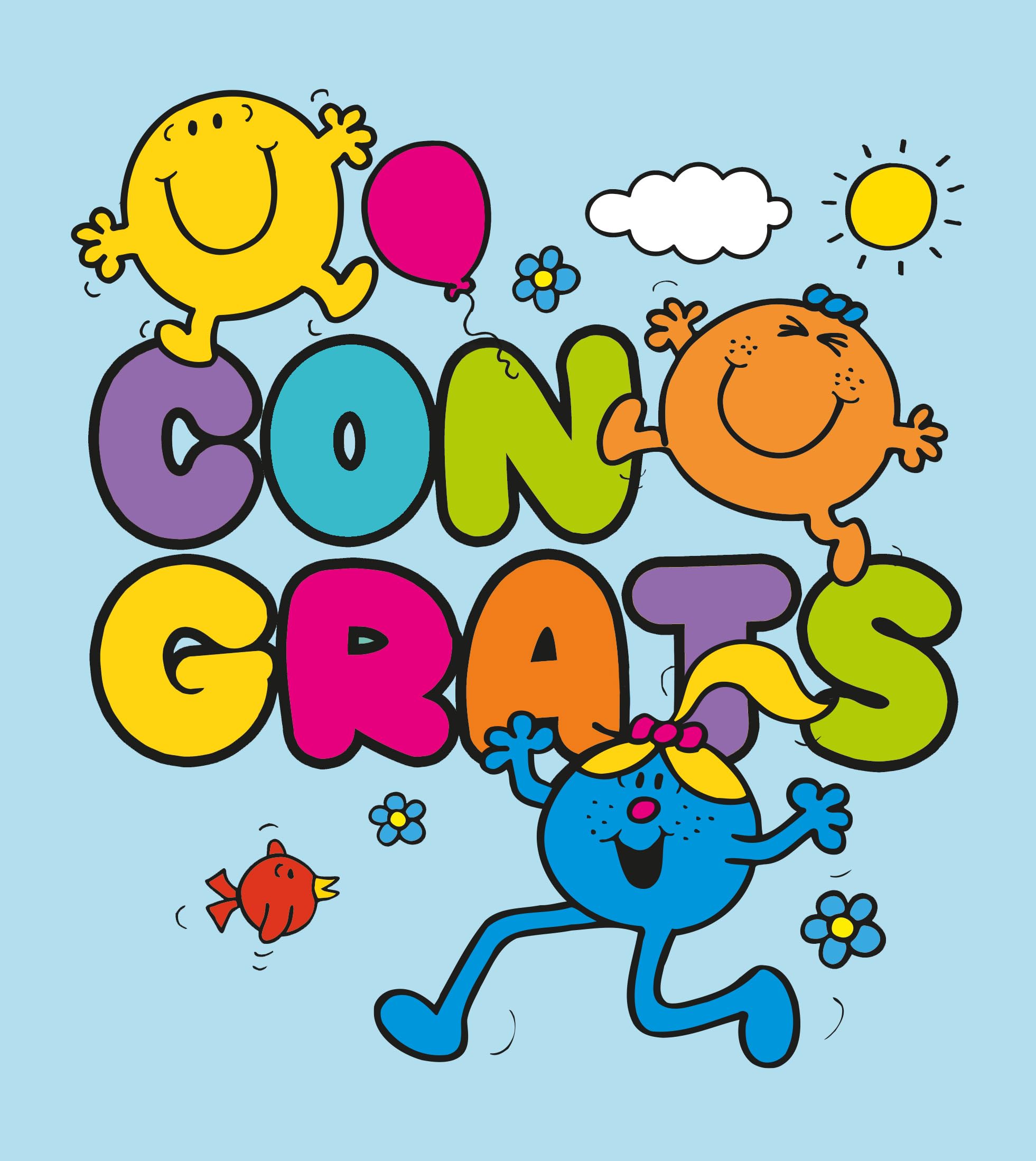 MR MEN AND LITTLE MISS OCCASION CONGRATULATIONS CARD