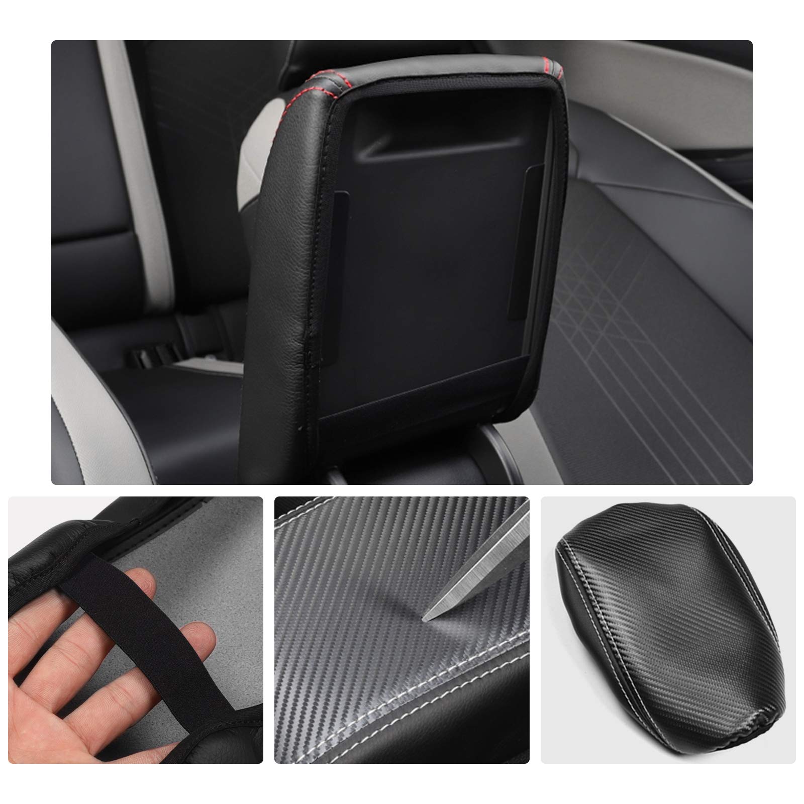 Ruiya Copri Bracciolo Per VW Golf 8 | 2020-2025 | In Pelle PU | Protezione E Comfort - Foto 12