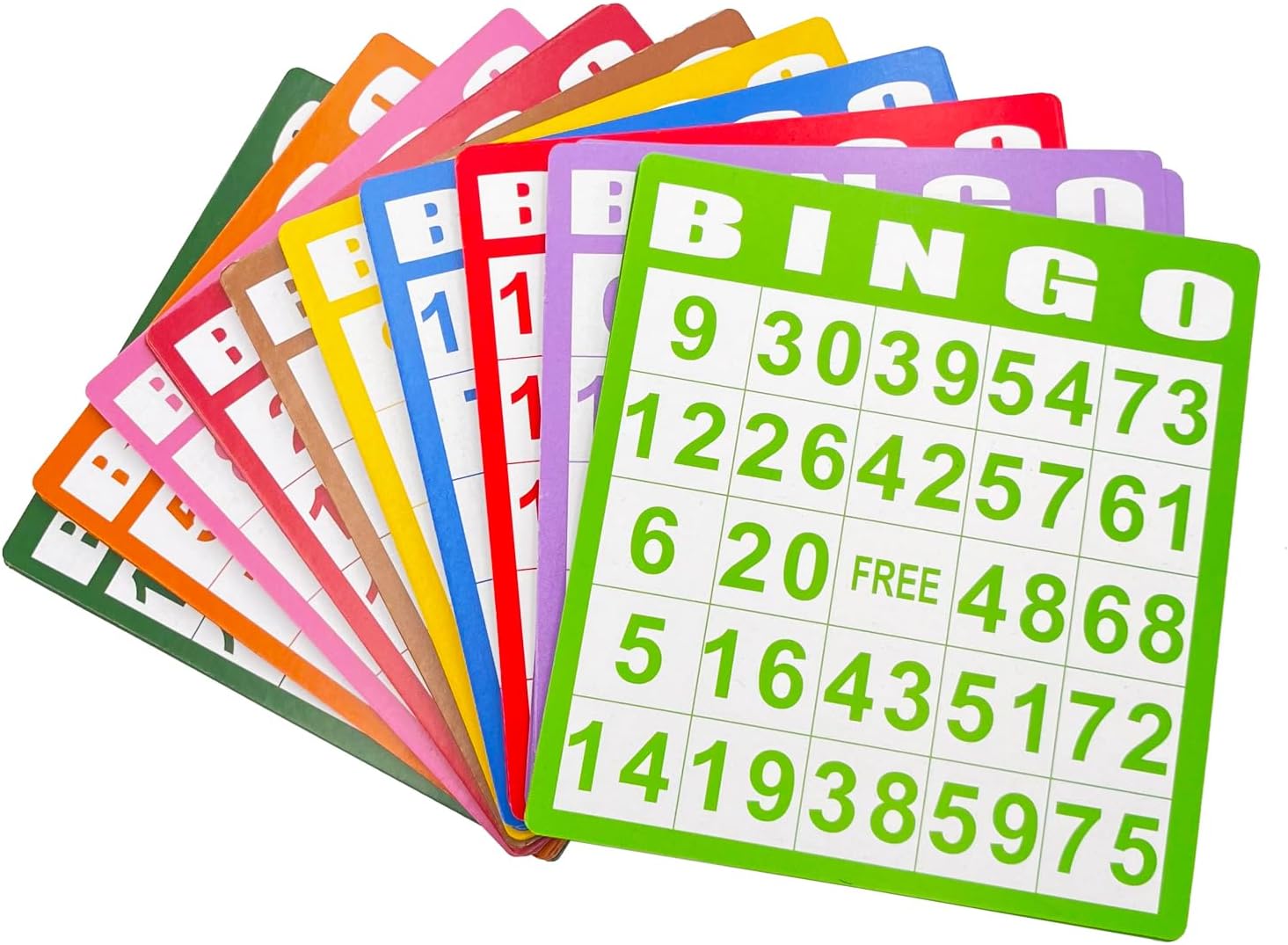 JUNWRROW Deluxe Bingo Set -Includes Antique Gold Metal Rotary Cage with Storage Bag,100 Mixed Cards, 600 Colorful Chips,75 Calling Balls,Master Board&2 Velvet Bag for Parties, Classroom, Large Groups