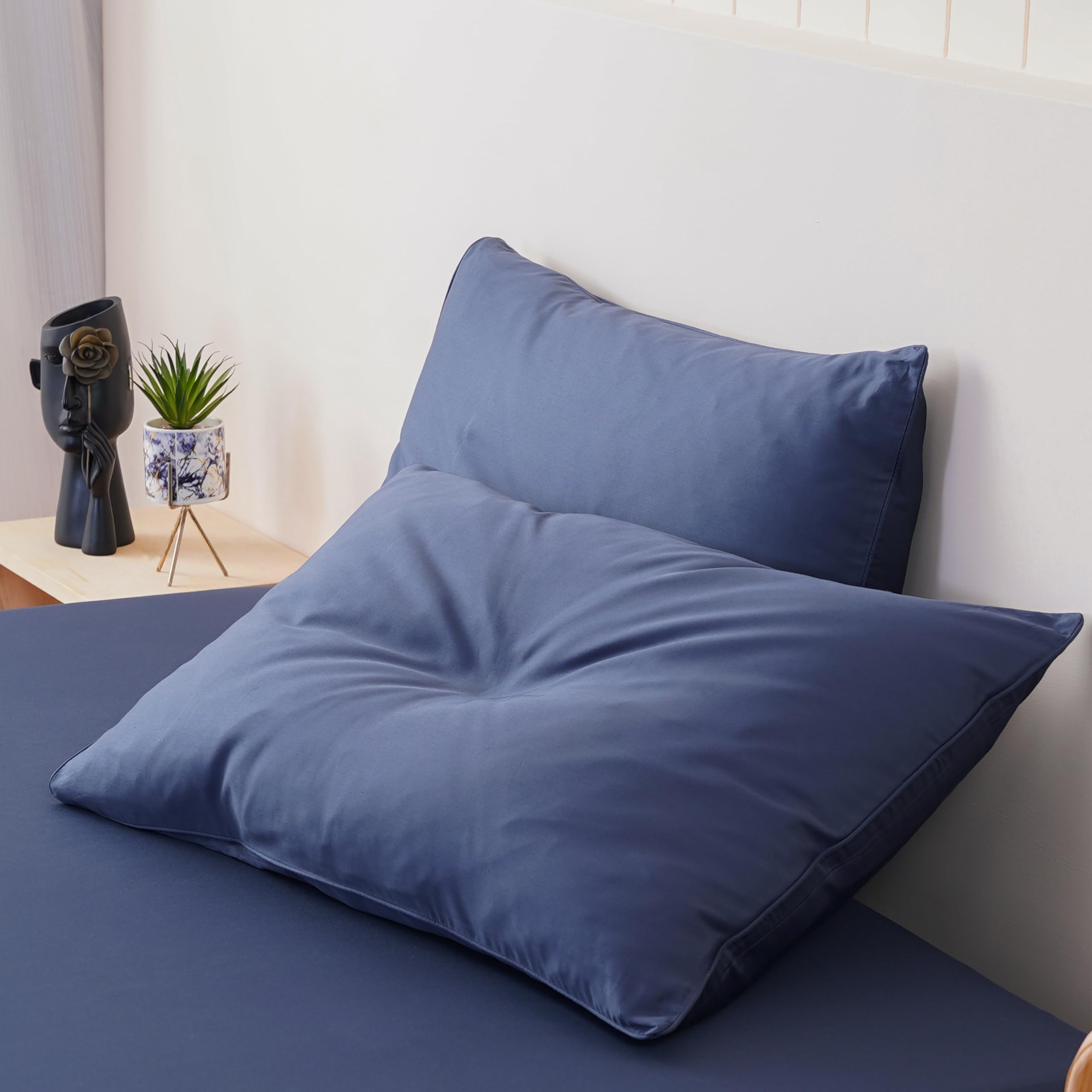 Sheet Story 100% Egyptian Cotton Pillow Cases 2 Pack, 50x75cm Size, 400 Thread Count