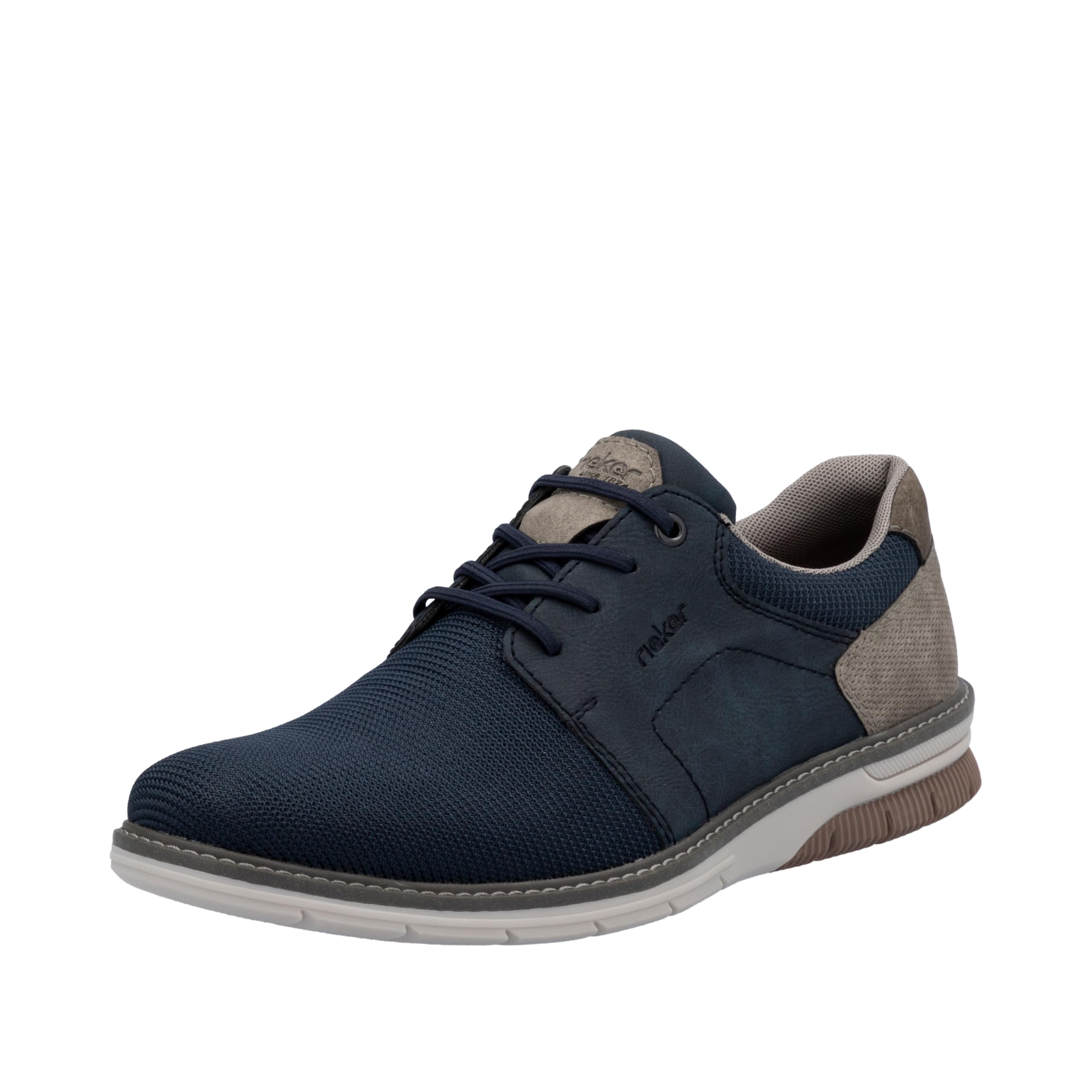 Rieker b3360 HWK heren lage schoenen Pacifi/Navy/Lake/am, Pacific Navy Lake Am, 42 EU