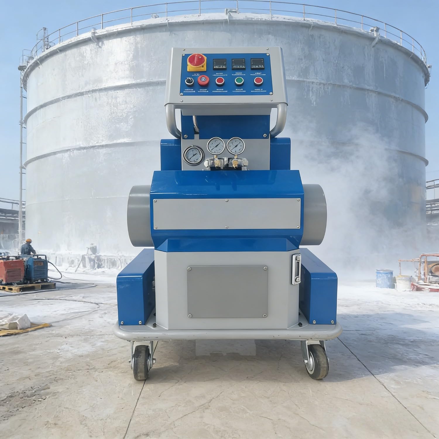 Industrial-Grade Polyurethane Spray Machine for Insulation, PU Foam Sprayer, Construction Coating Applications