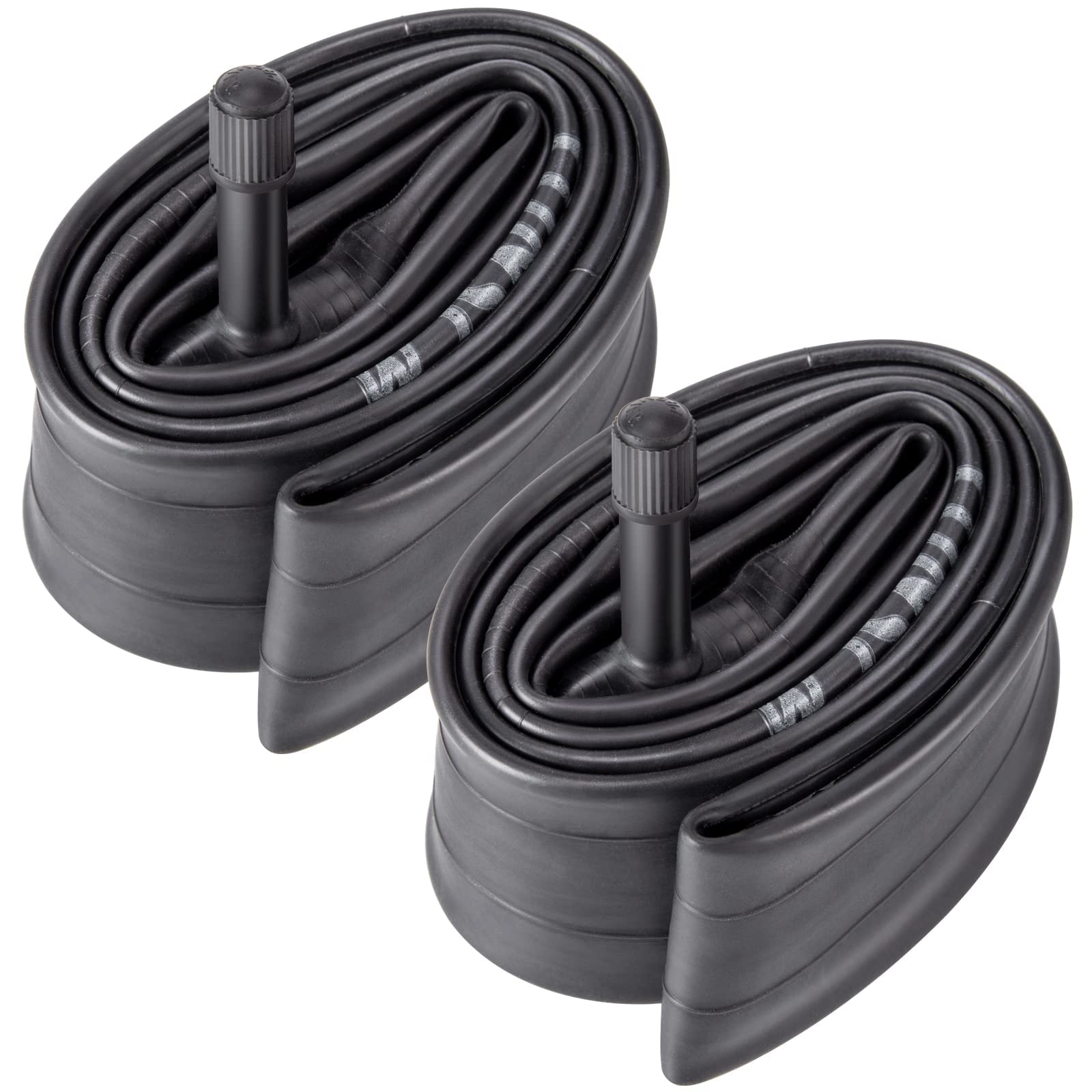 YunSCM 2-PCS 14" Heavy Duty Bike Tubes 14x1.50 14x1.75 14x1.90 38/48-254 AV32mm Schrader Valve Premium Butyl Rubber Inner Tubes Compatible with 14x1.50/1.75/1.90 Bike Bicycle Tyres Tube - Image 2