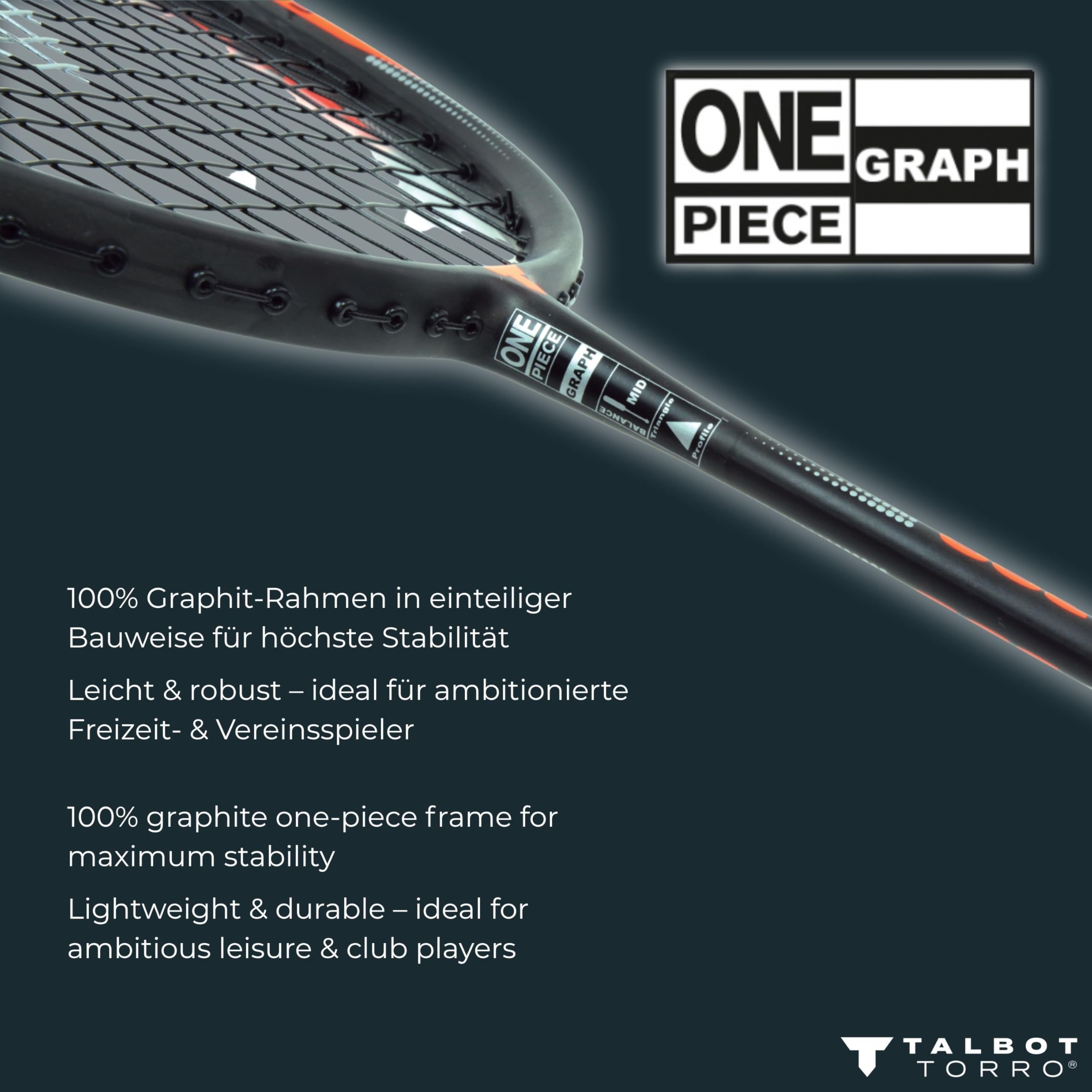 Talbot-Torro Arrowspeed 399 Badminton Racket - 100% Graphite