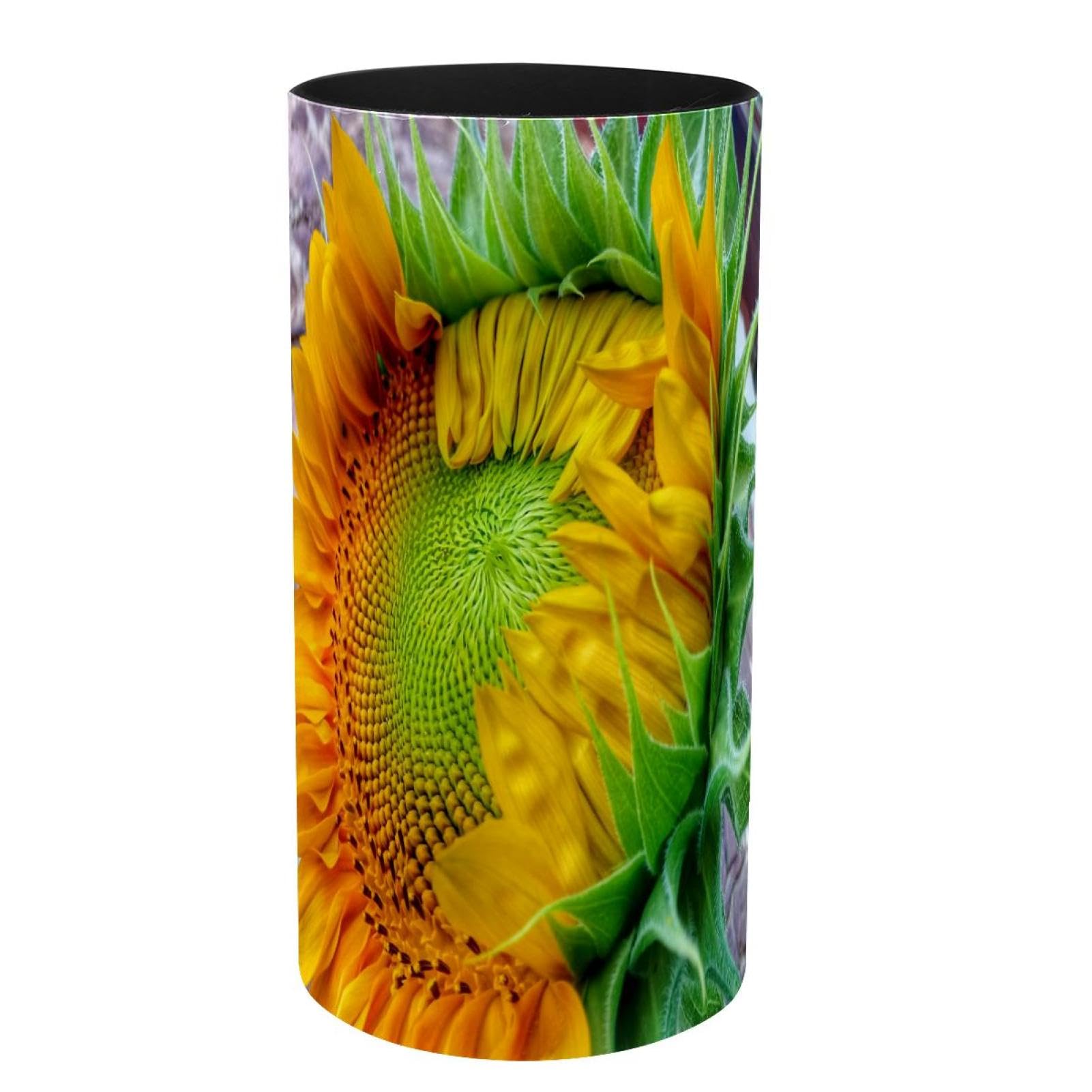 Boîte à musique et pot à stylos jaune vert tournesol, l'idée cadeau parfaite pour le bureau