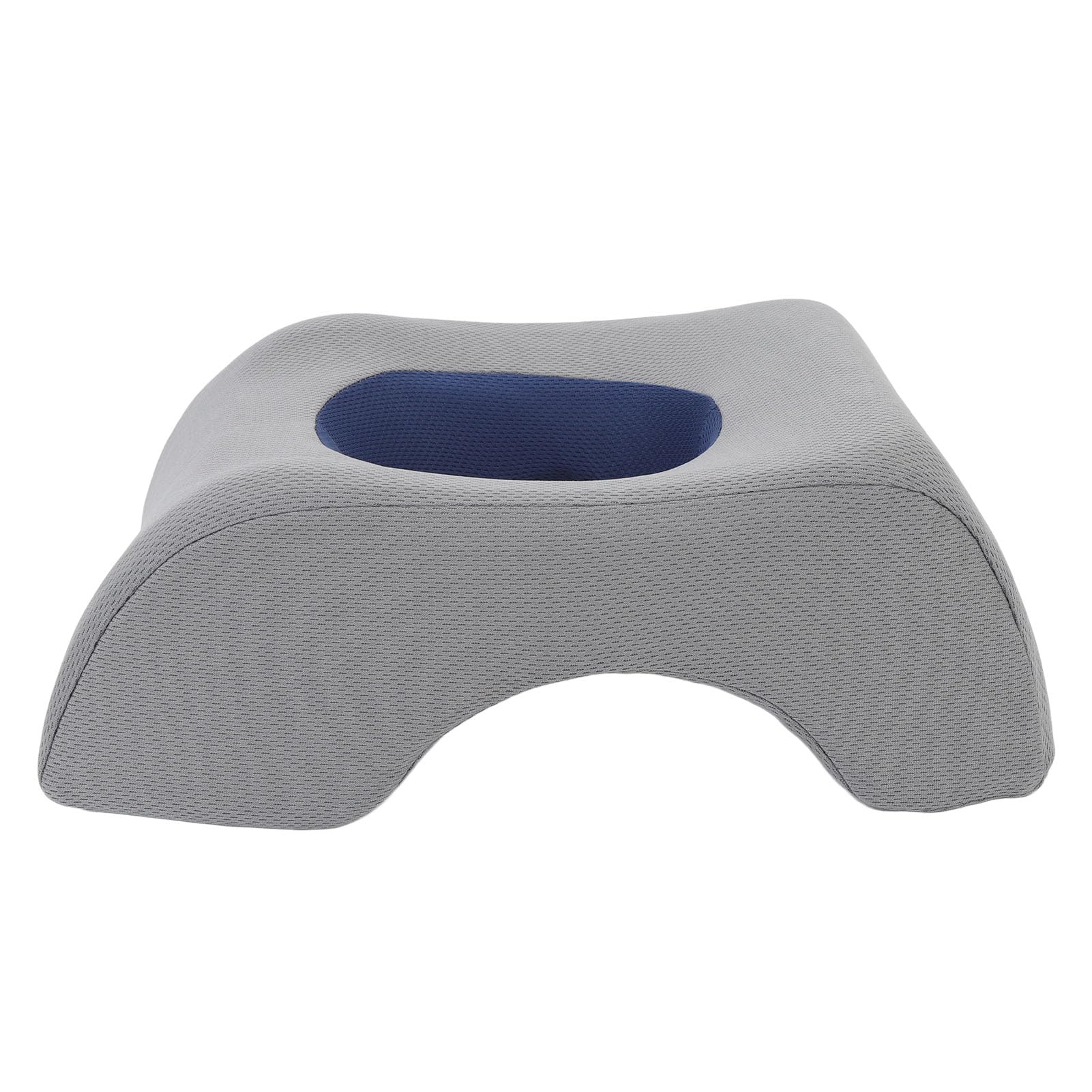 gernie Face Down Pillow, Headrest Face Cushion Face Pillow for Massage Table, Desk Napping Pillow, Massage Pillow Face Down for Stomach Sleepers, Home Massage Bed Equipment (Gray Blue)