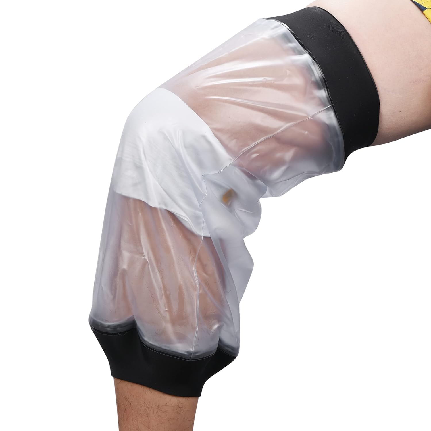HAWWWY Waterproof Adults Knee Cast Cover for Shower