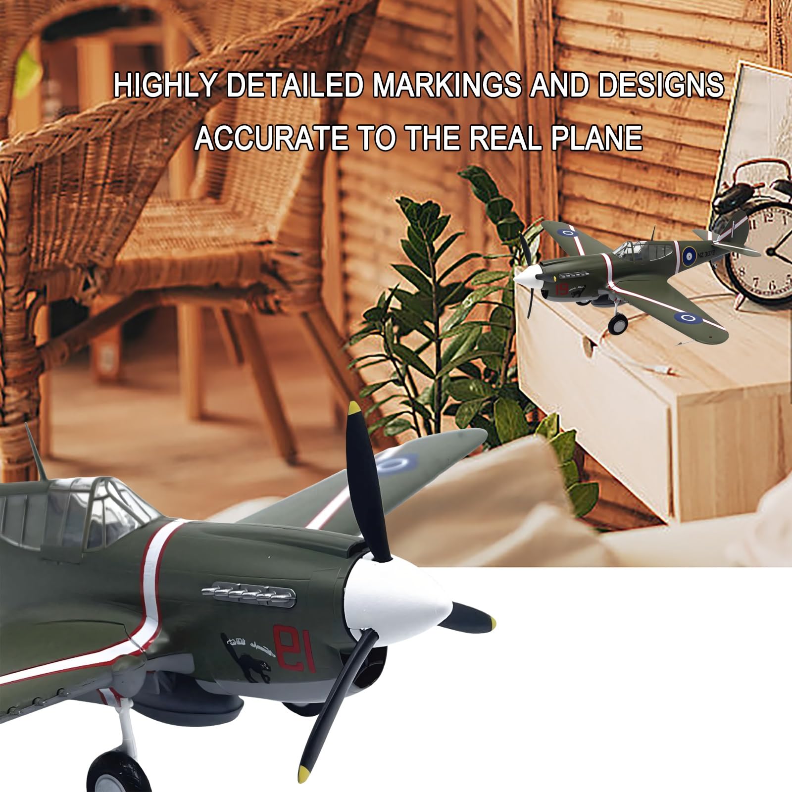 Modello pressofuso caccia P-40M in scala 1:72, replica aereo militare qualità museale, senza assemblaggio, vernice fedele all'epoca, collezionista storia militare, espositore scrivania