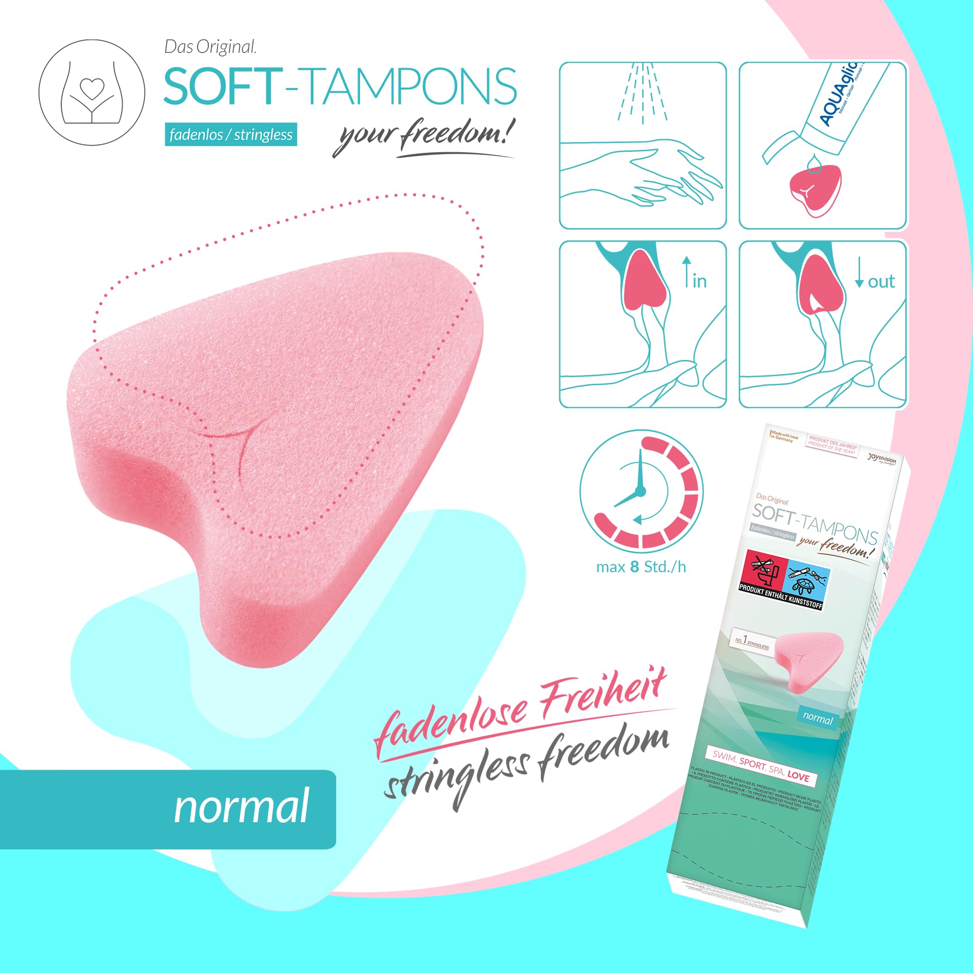 Image secondaire de Joydivision Tampons doux normaux 10 unités