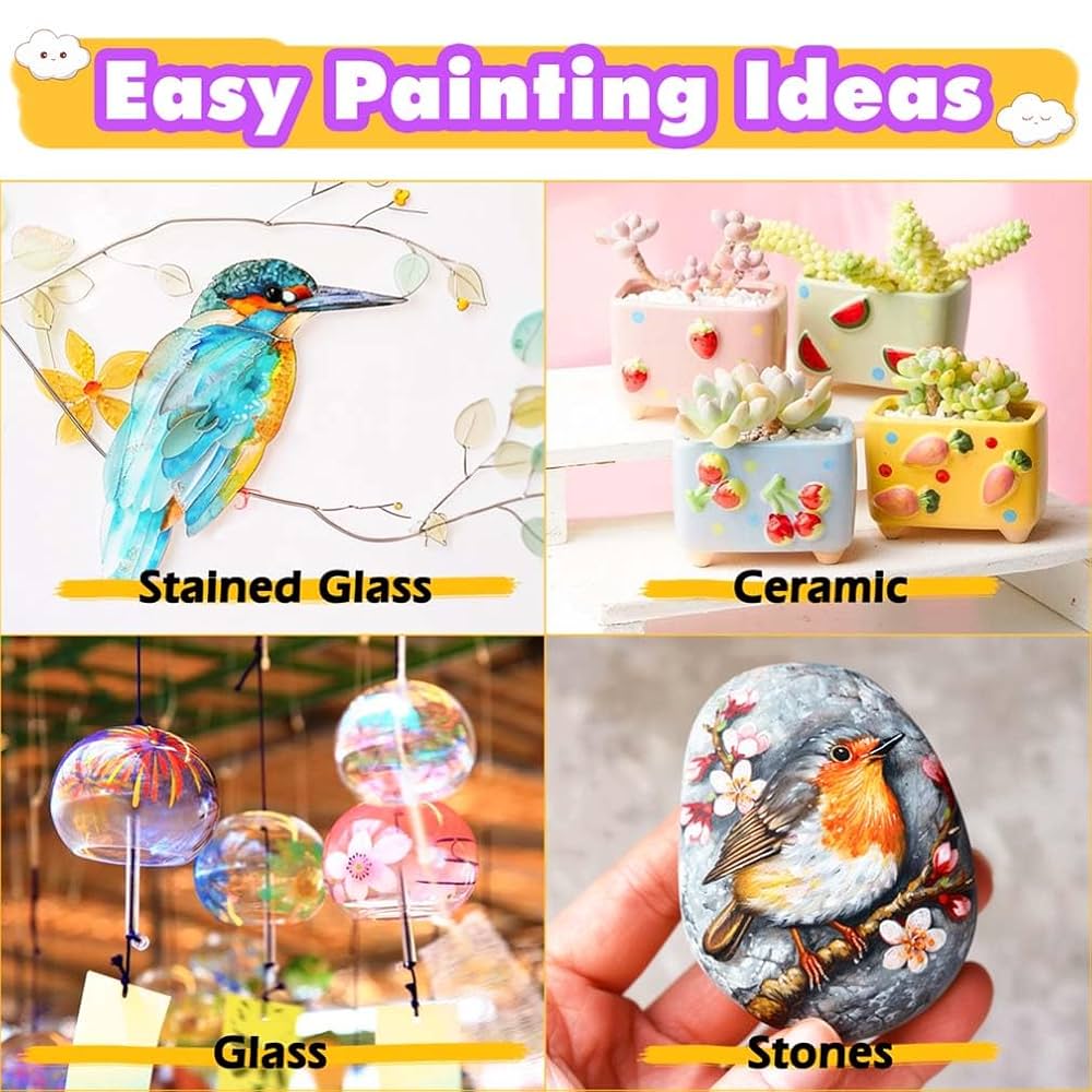 Turner'sガラスペイント・ライナー・A4アクリルスタンド画材セット Turner'sガラスペイント・ライナー・A4アクリルスタンド画材