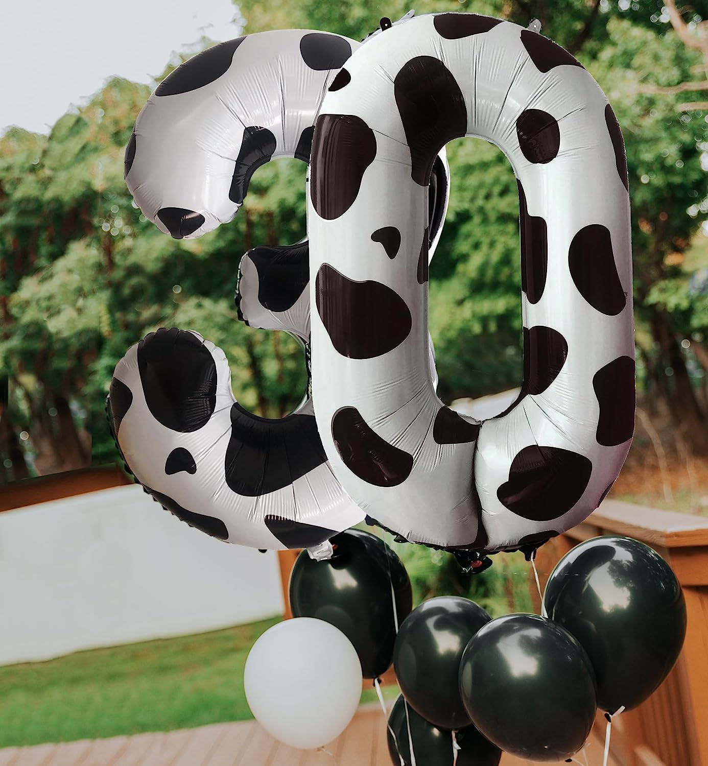 Red 0 balloon 40 Inch Giant Helium Foil Number 0 to 9 Red Balloon Birthday Wedding Party Digital Decorations (Number 0) — view 608