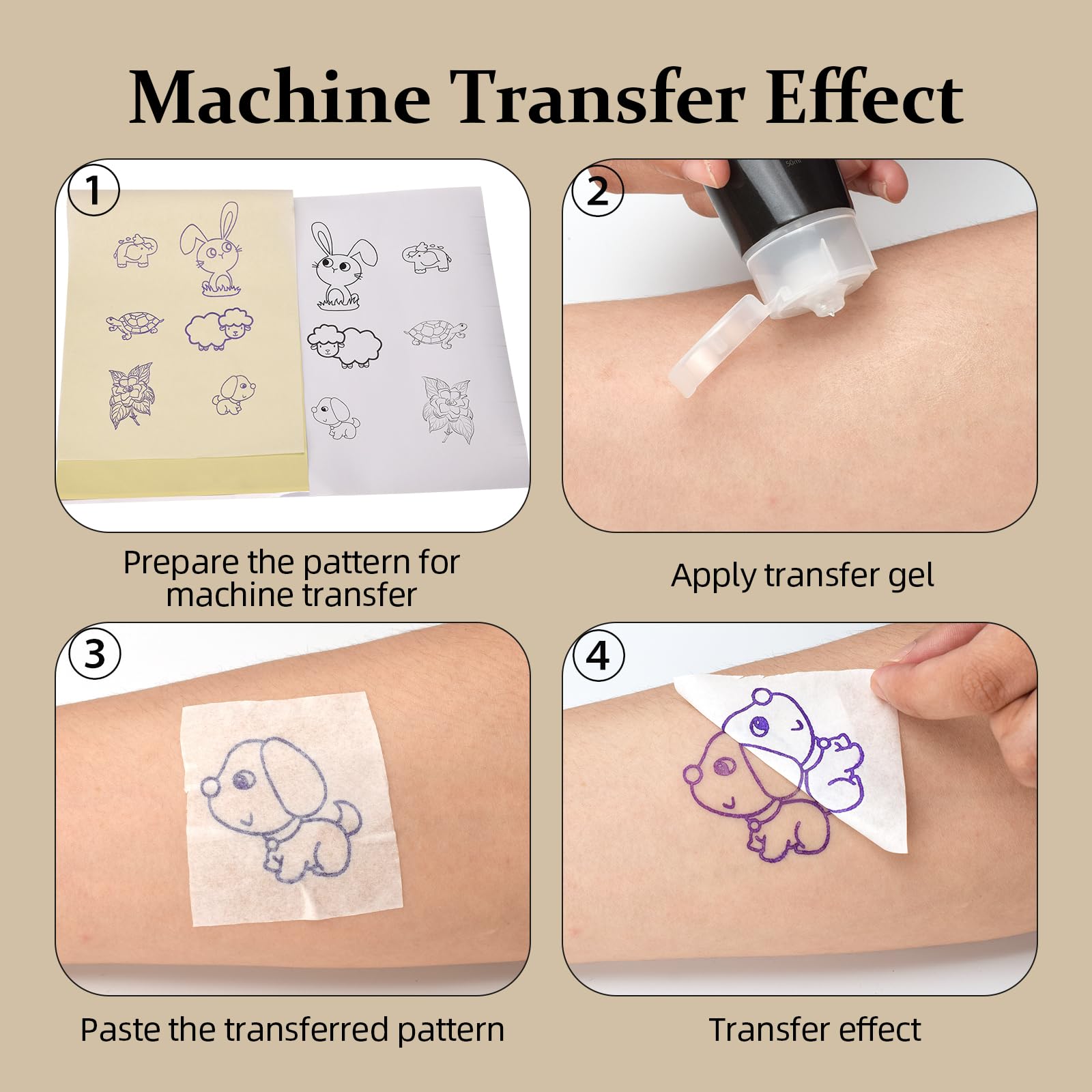 Amazon.co.jp: タトゥー 転写紙, ATOMUS 刺青 サーマルコピー用紙