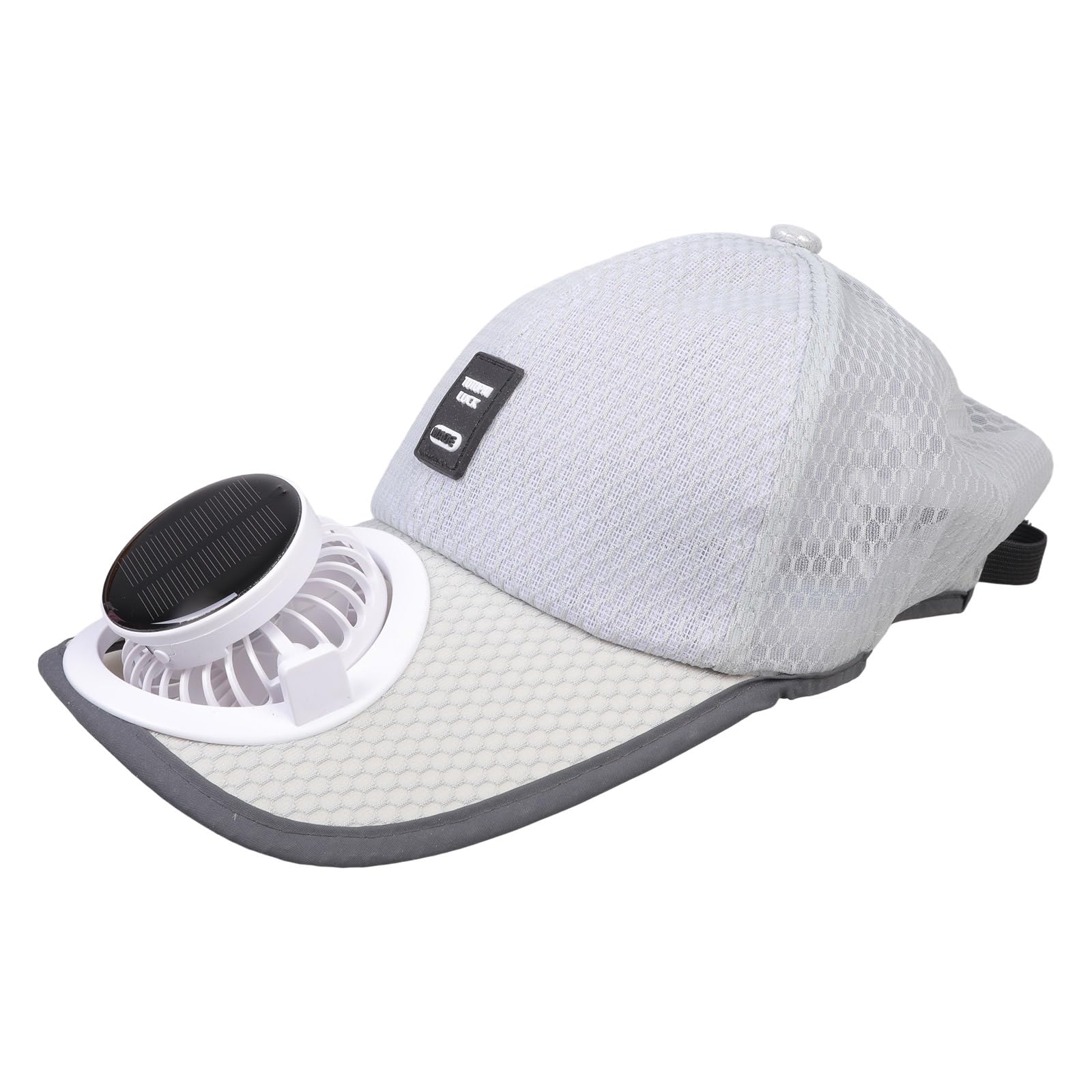 YUXITA Solar Powered Cooling Fan Hat With USB Charging For Outdoor Activities 600mAh Rechargeable Adjustable Ventilated Sun Hat