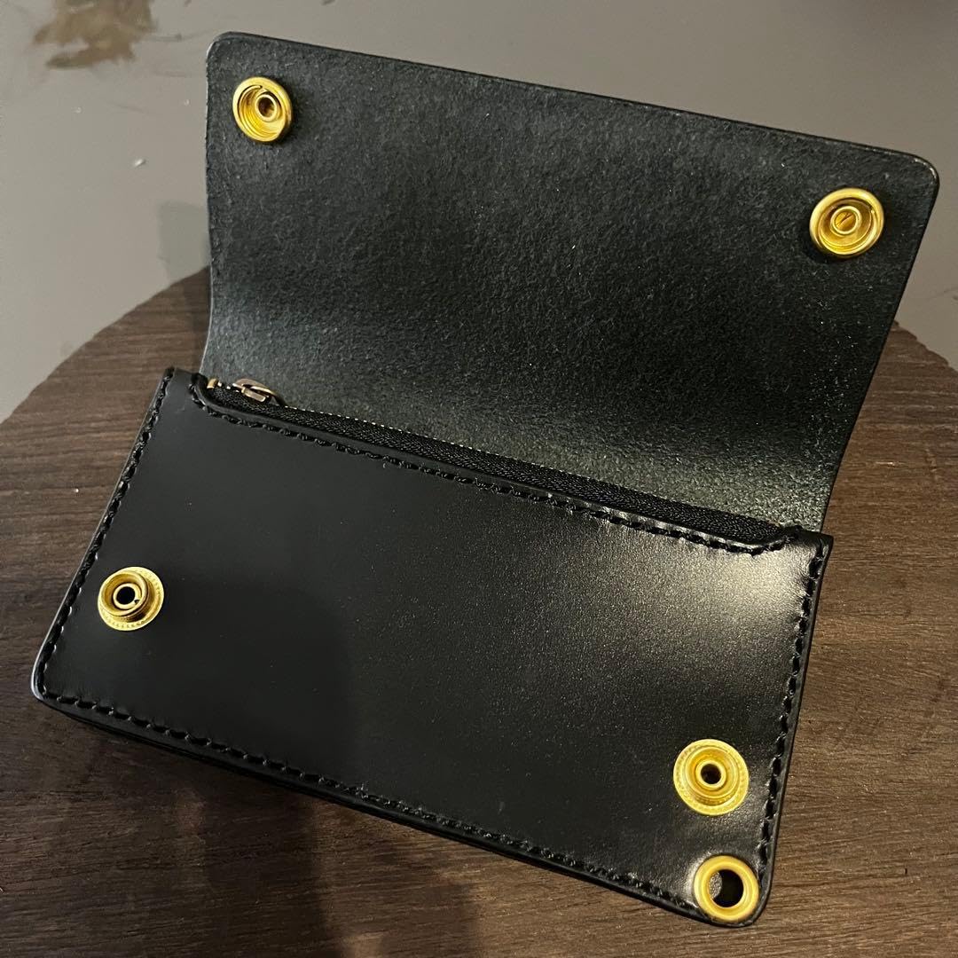 Amazon.co.jp: 【ノーブランド品】栃木レザー トラッカーウォレット