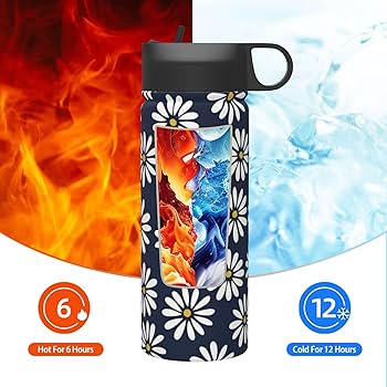 DAILICステンレスボトル魔法瓶500ml花柄 daili エヴリタイムボトル